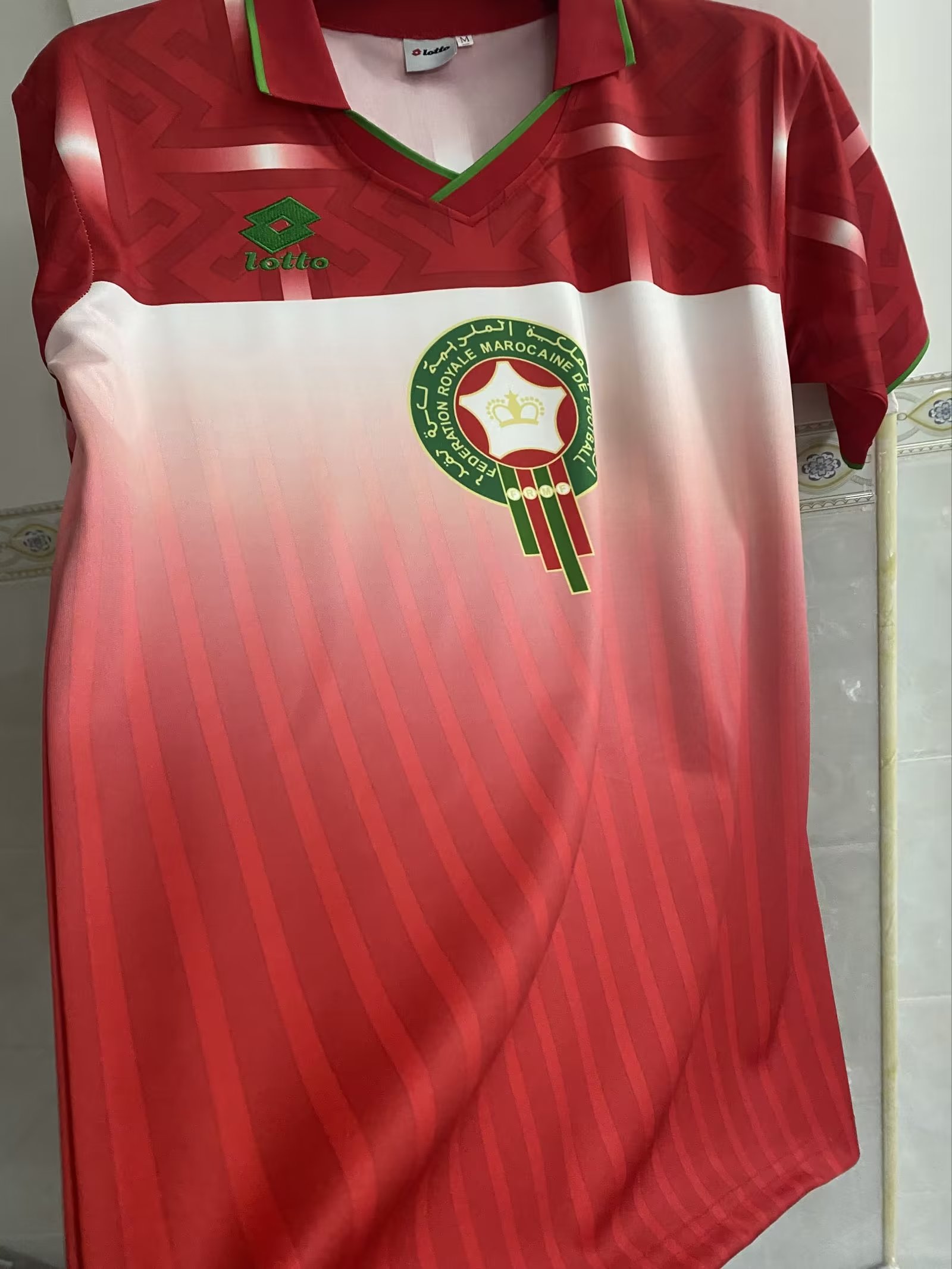 94-95 Morocco Home Red Retro Jersey/94-95 摩洛哥主场