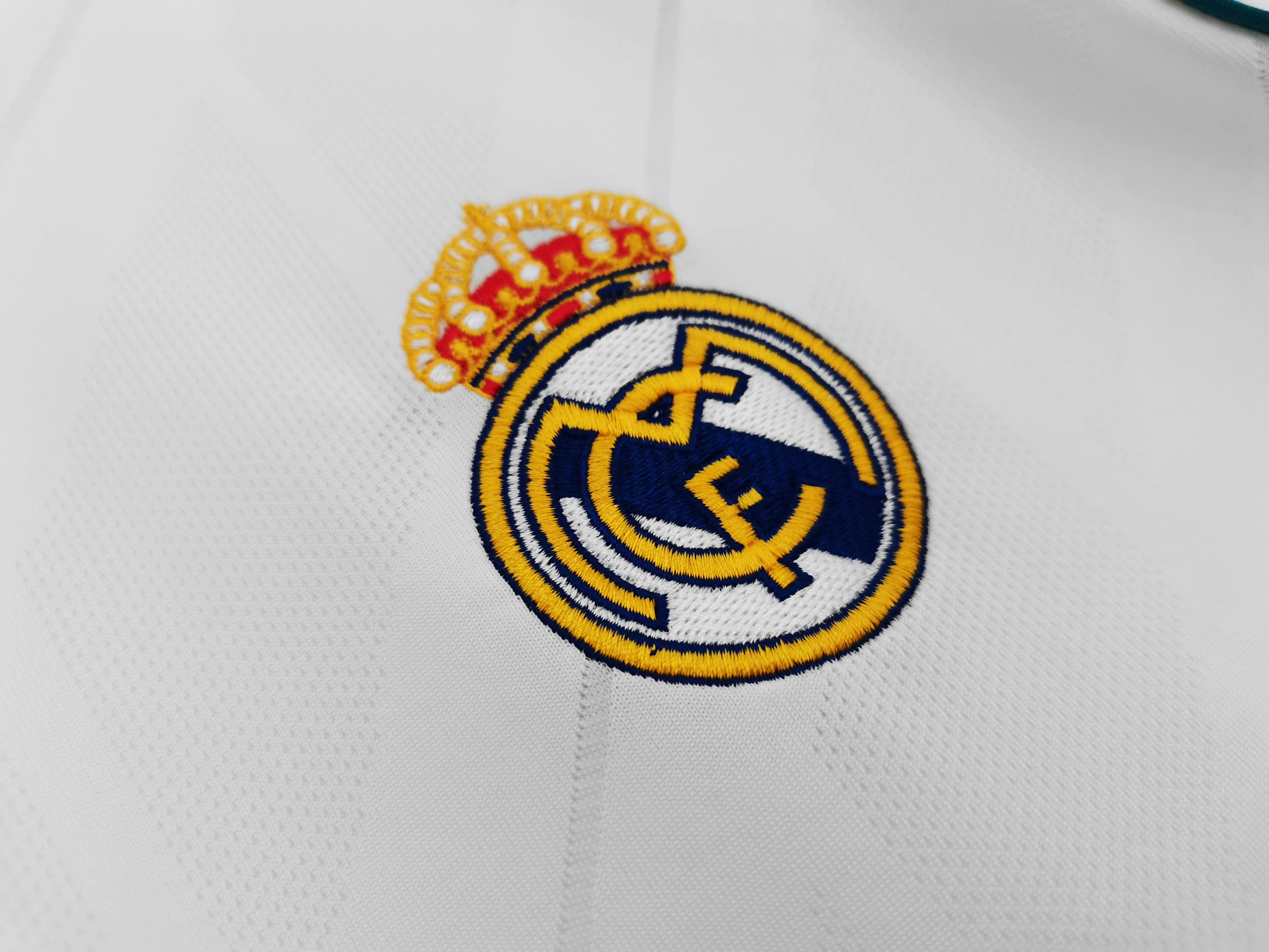 17-18 Real Madrid Home Long Sleeve Retro Jersey/17-18 皇马主场长袖