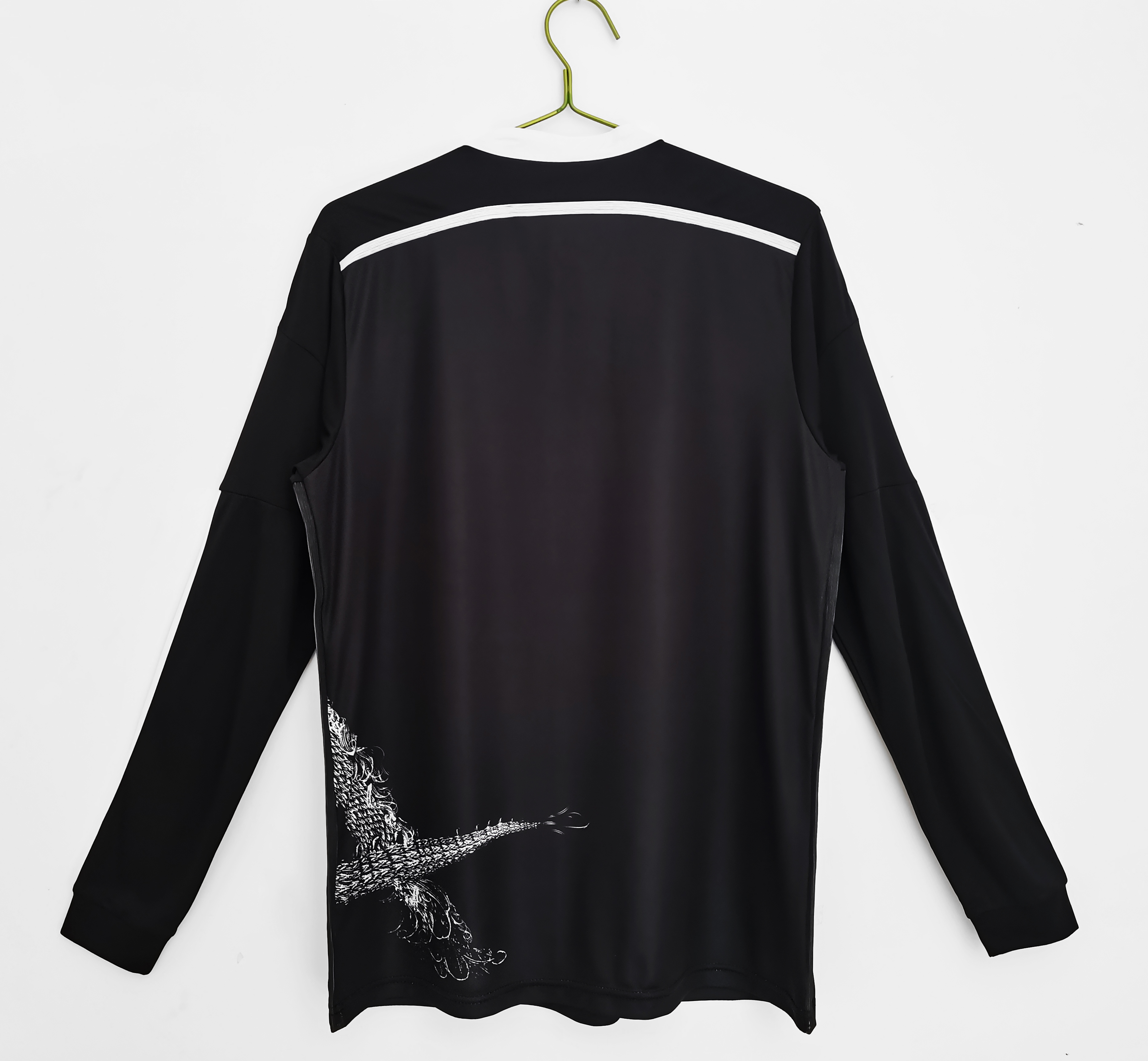 14-15 Real Madrid Third Black Long Sleeve Retro Jersey/14-15 皇马第二客场长袖