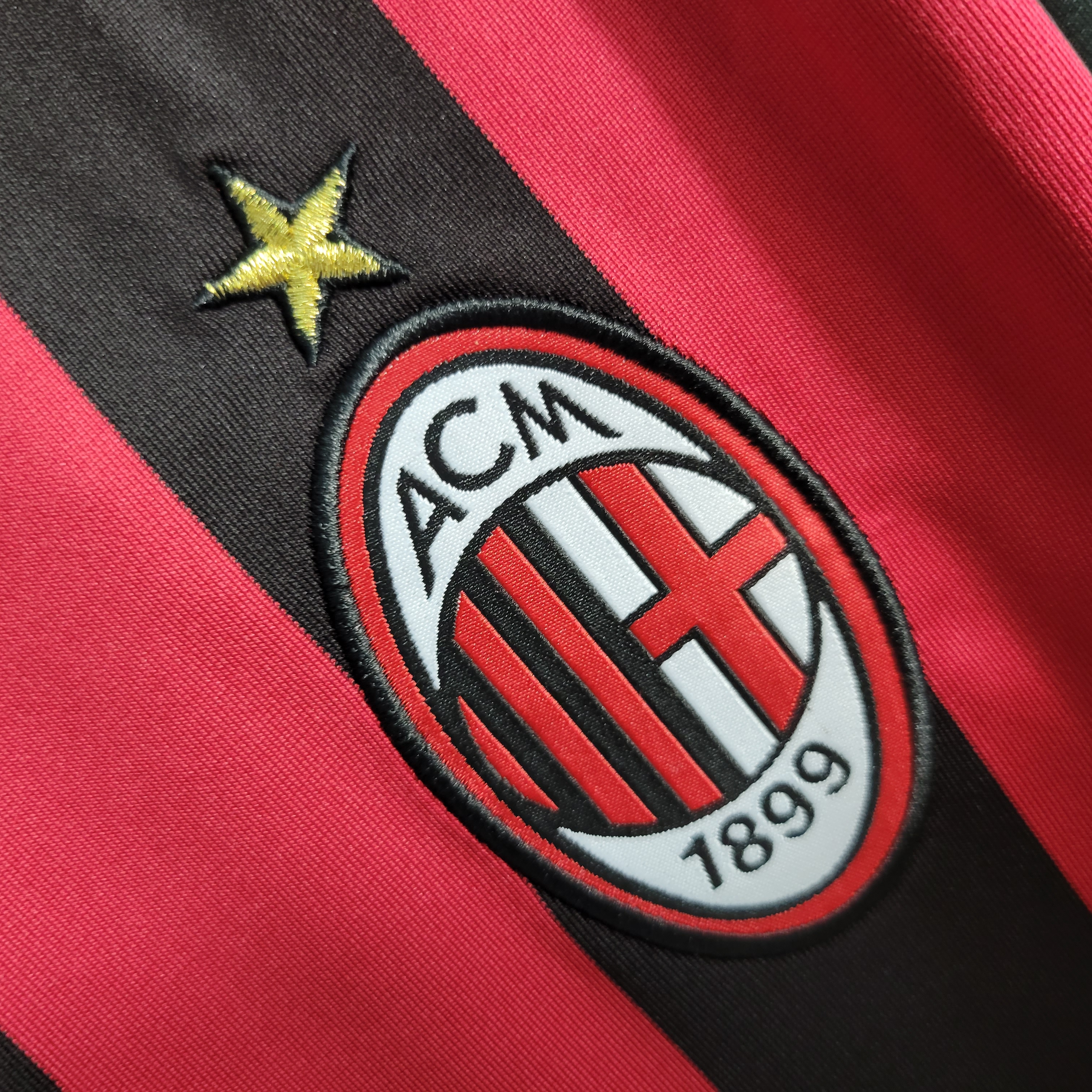 09-10 AC Milan Home Retro Long Sleeve Jersey/09-10 AC米兰主场长袖