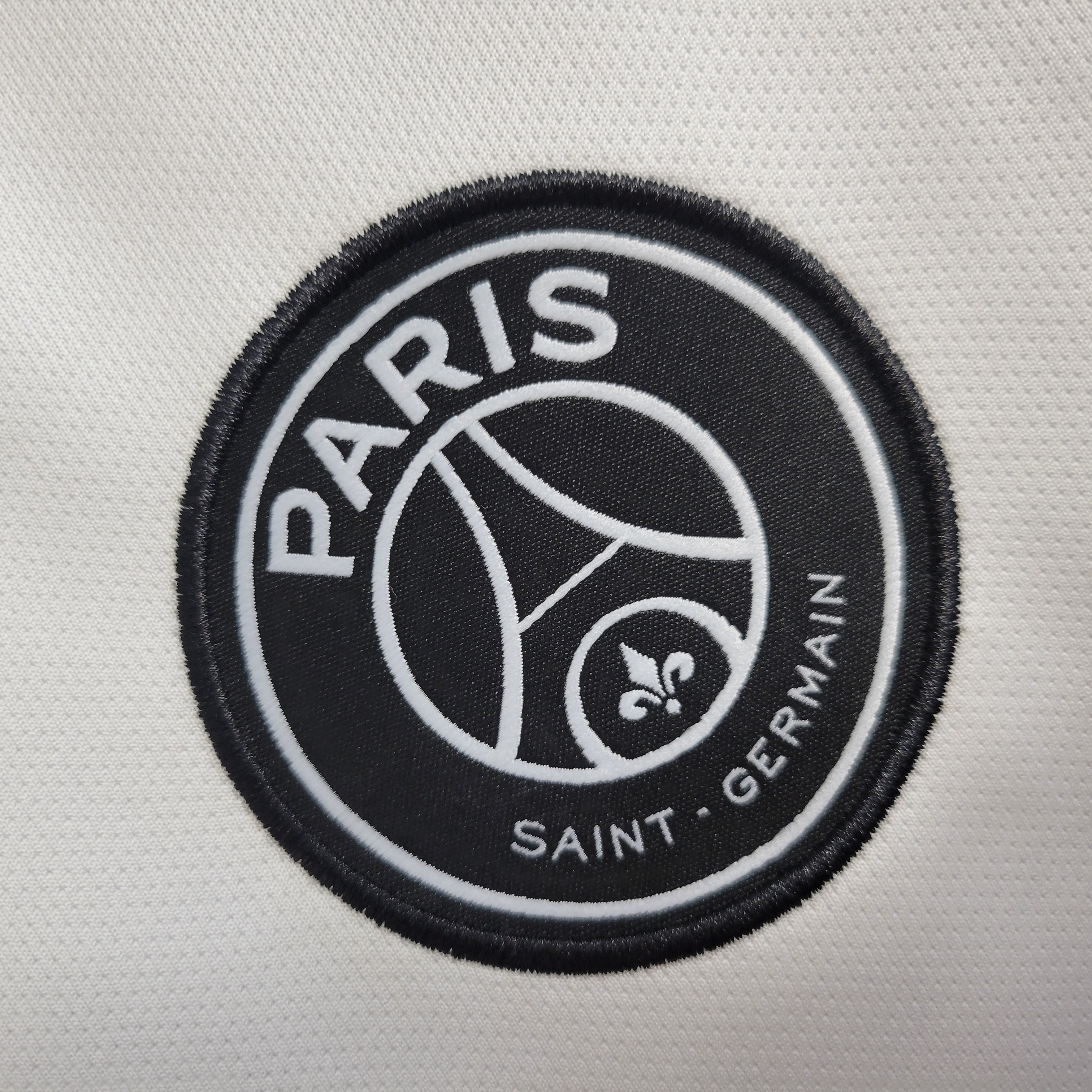 18-19 PSG White Retro Long Sleeve Jersey/18-19 PSG白色长袖