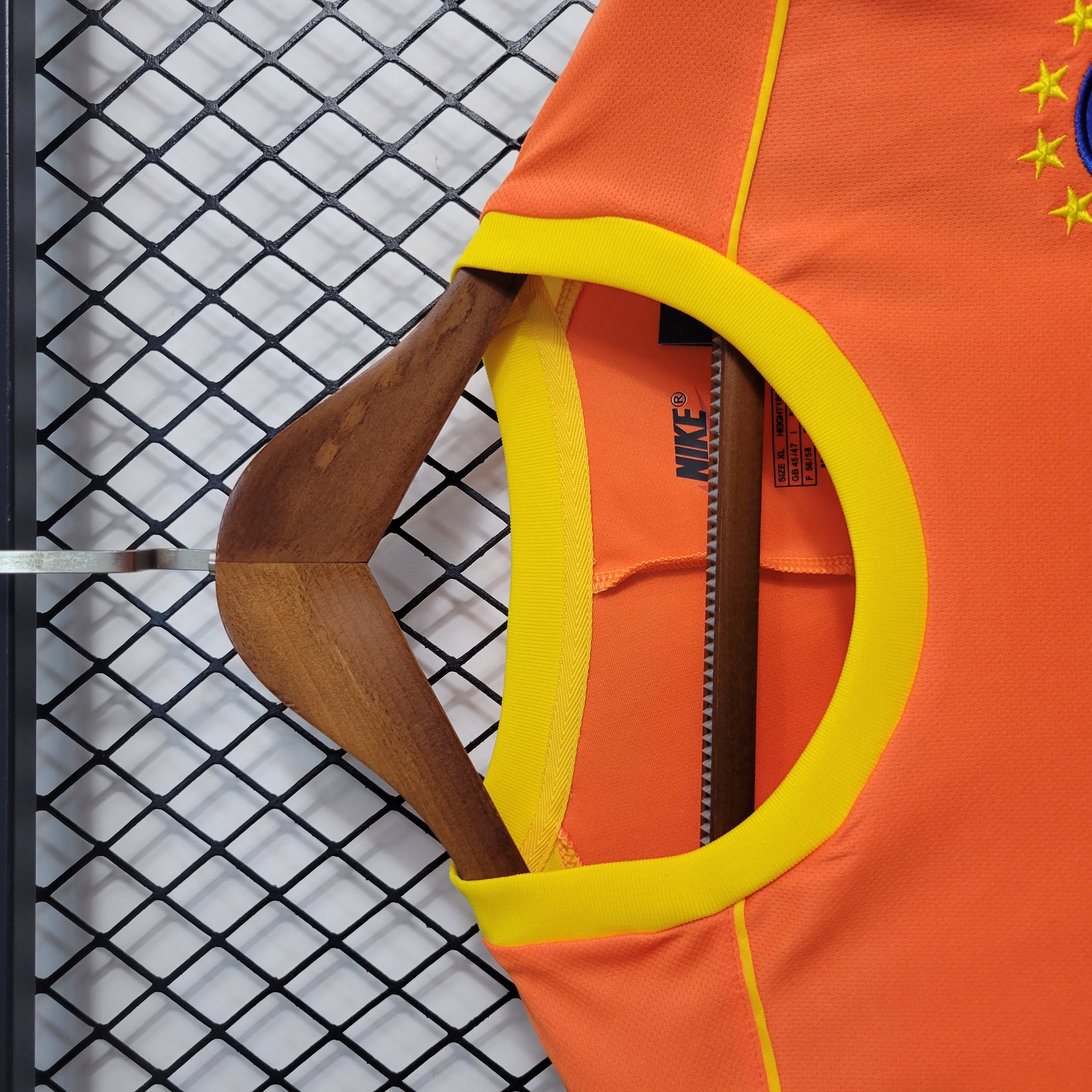 1998 Brazil Goal Keeper Long Sleeve Retro Jersey/1998 巴西守门员长袖