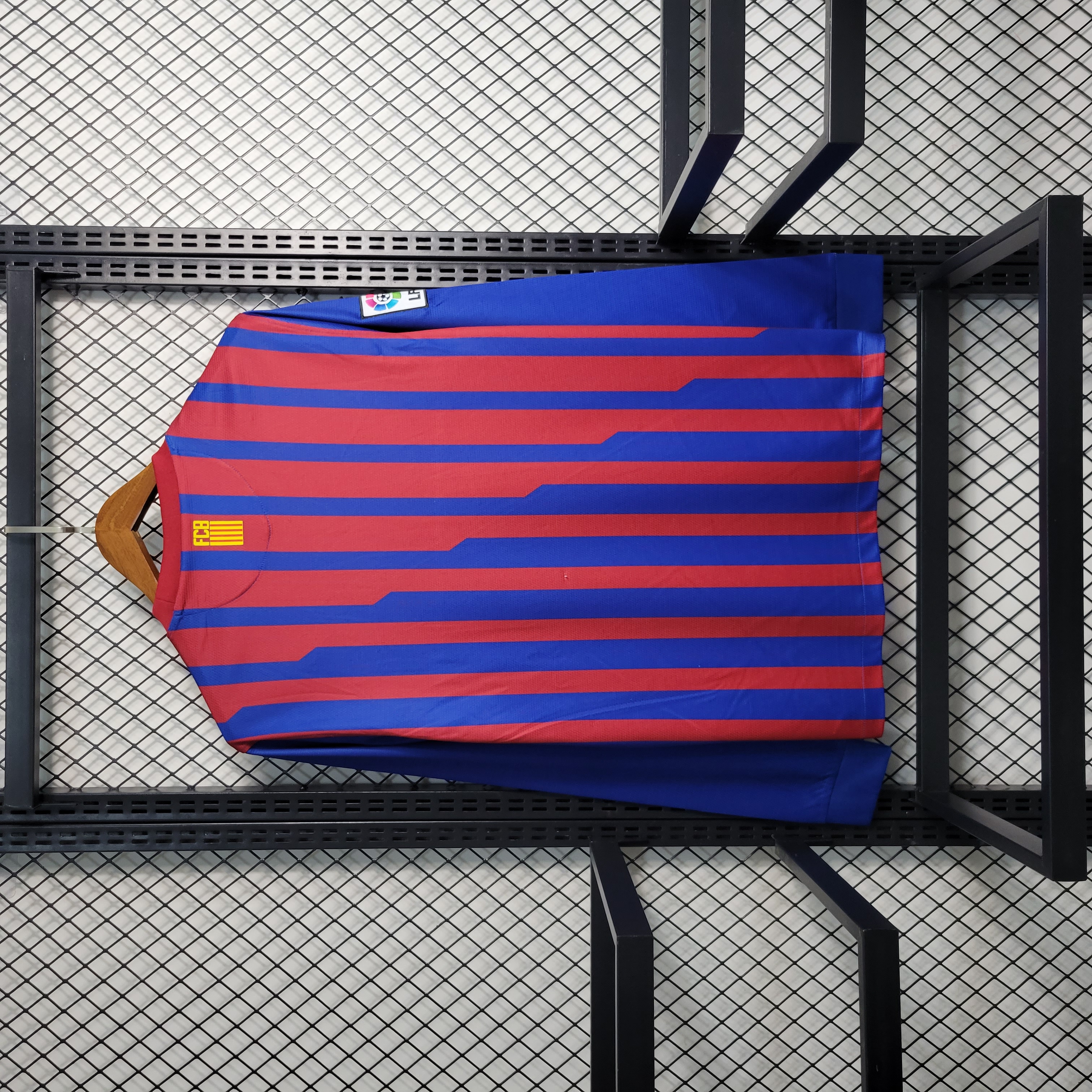 11-12 Barcelona Home Retro Long Sleeve Jersey/11-12 巴萨主场长袖