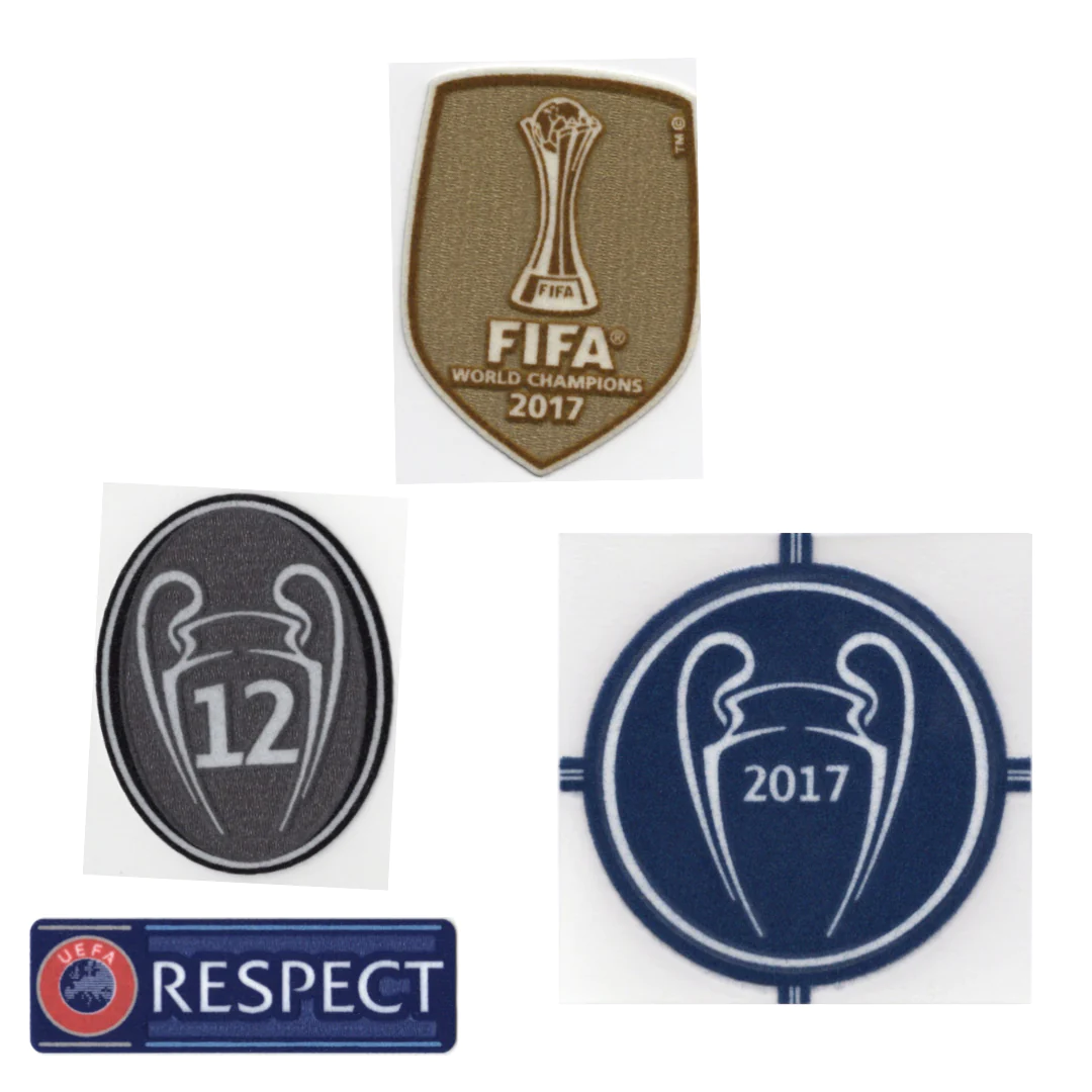 17-18 Real Madrid Third Long Sleeve Retro Jersey/17-18 皇马第二客场长袖