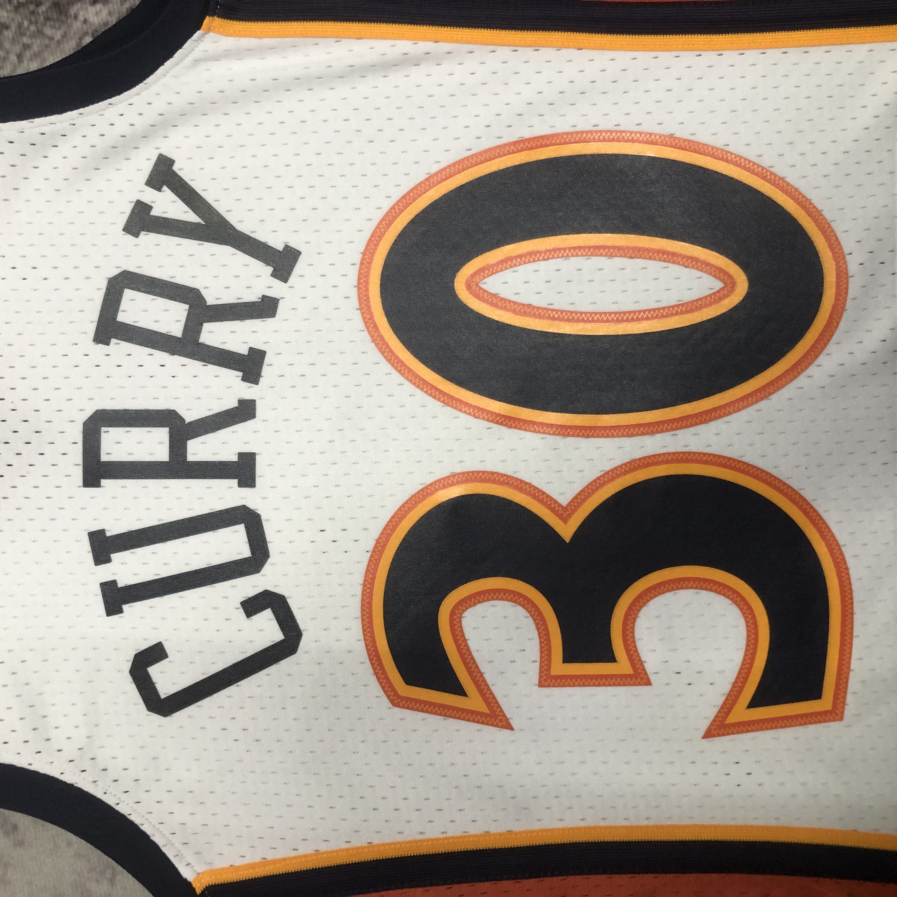 M&N 09-10 WARRIORS SW White 30#CURRY/ 09-10 勇士队30#CURRY