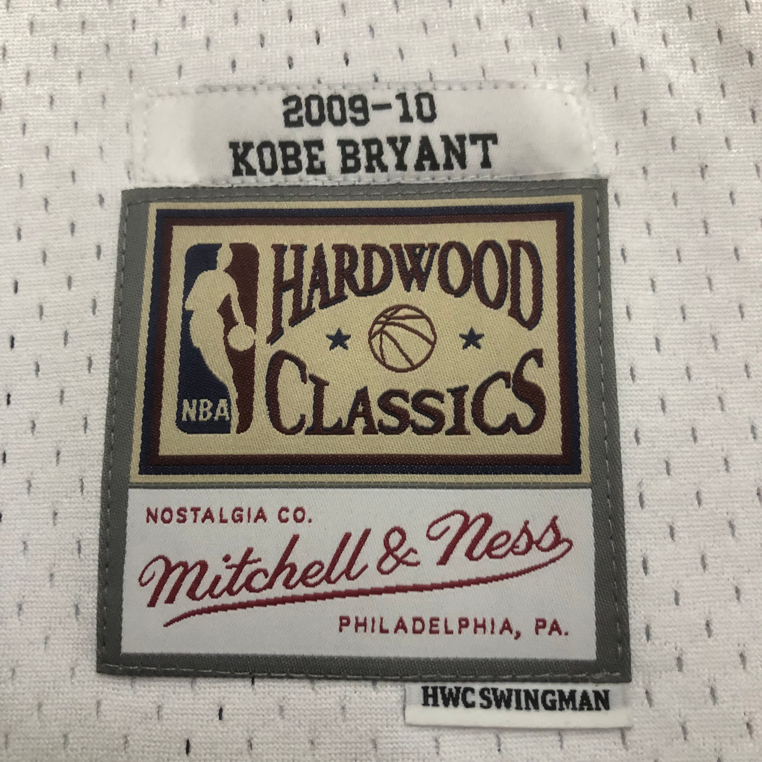 M&N 09-10 Lakers SW White 24#BRYANT