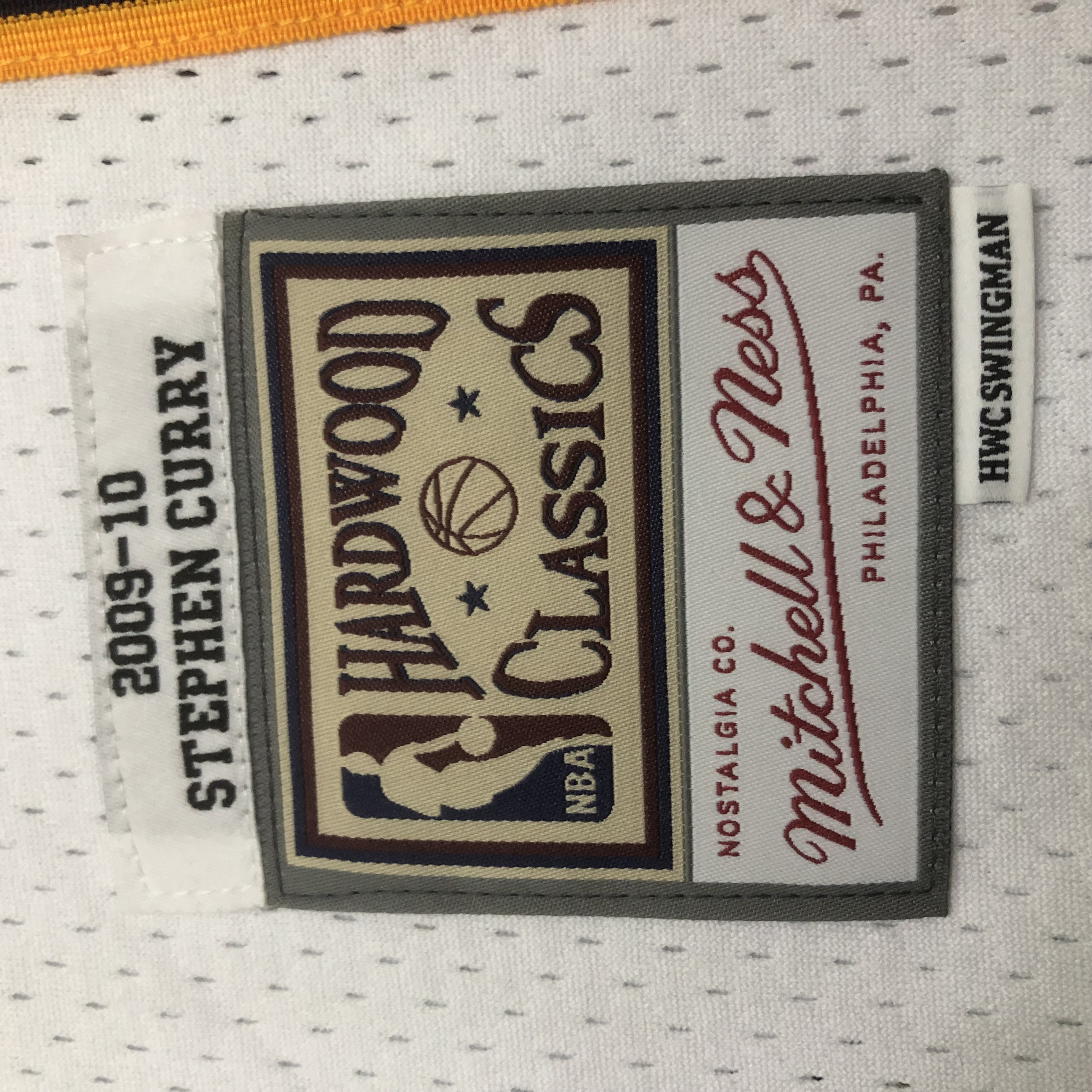 M&N 09-10 WARRIORS SW White 30#CURRY/ 09-10 勇士队30#CURRY