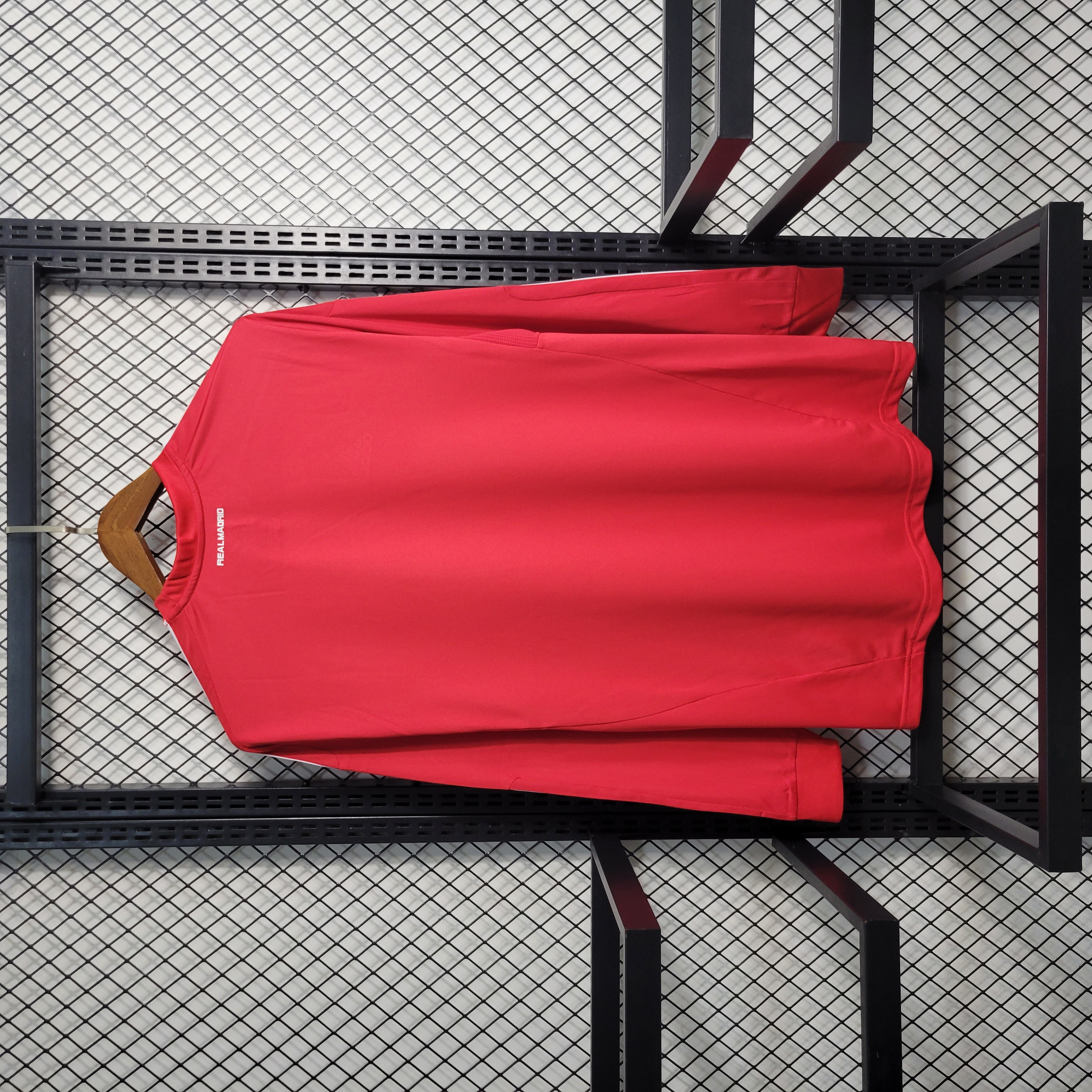 11-12 Real Madrid Red Retro Long Sleeve Jersey/11-12 皇马红色长袖