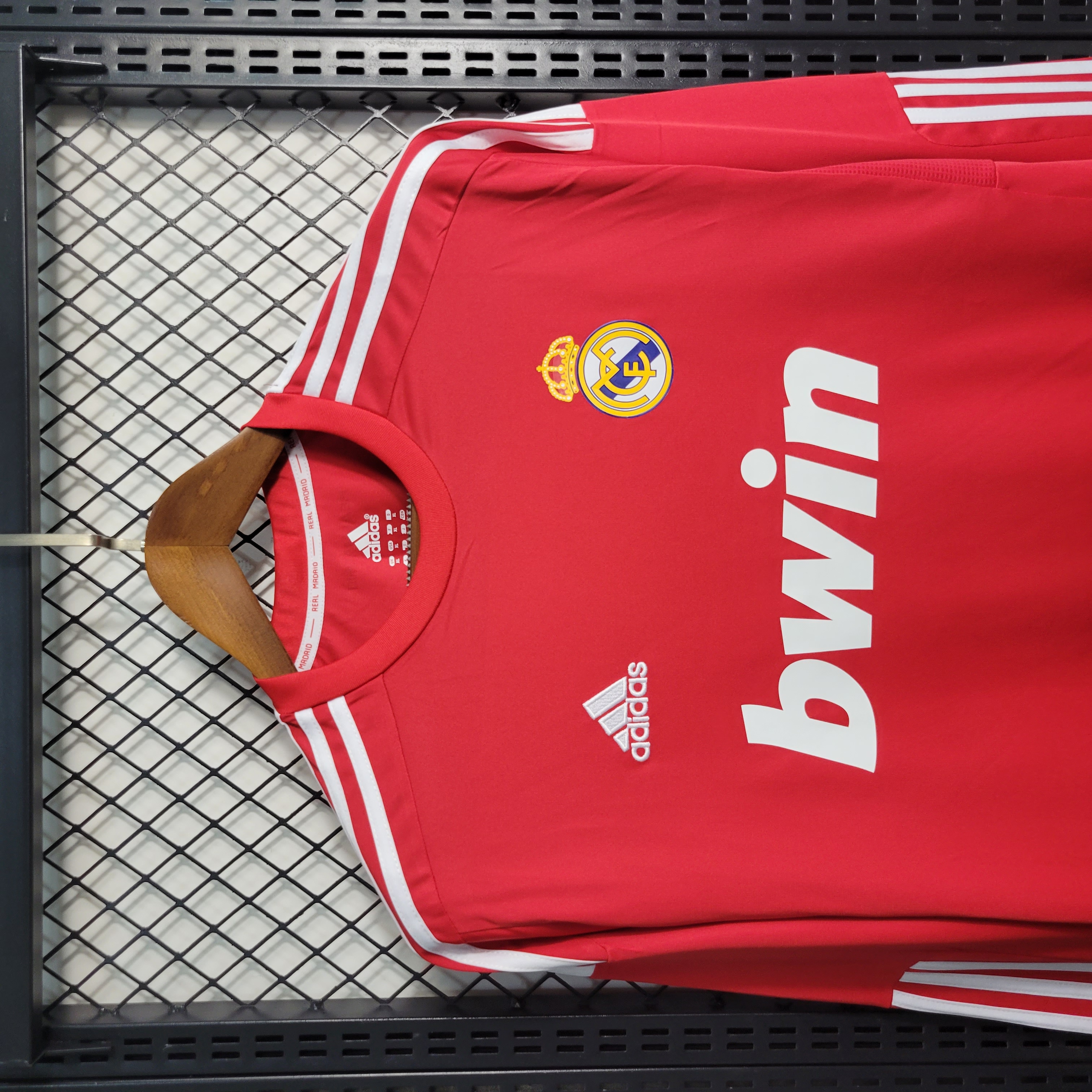 11-12 Real Madrid Red Retro Long Sleeve Jersey/11-12 皇马红色长袖