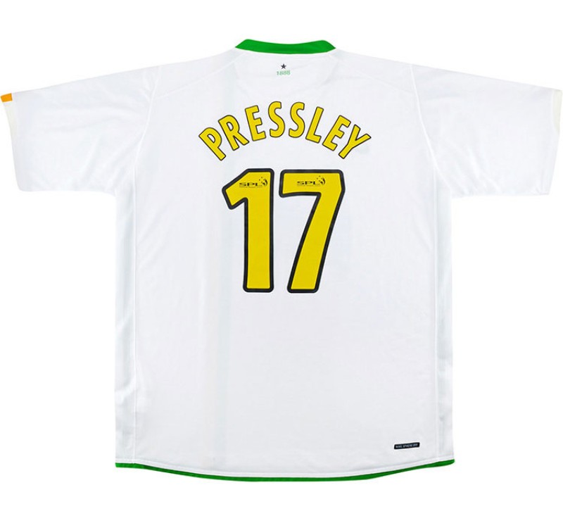 06-07 Celtic Third White Retro Jersey/06-07 凯尔特人第二客场