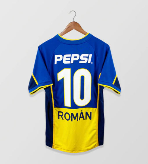2002 Boca Juniors Home Retro Jersey/2002博卡主场