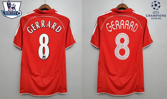 06-07 Liverpool Home Retro Jersey/06-07 利物浦主场