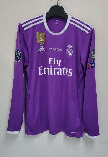 16-17 Real Madrid Away Retro Long Sleeve Jersey/16-17 皇马客场长袖
