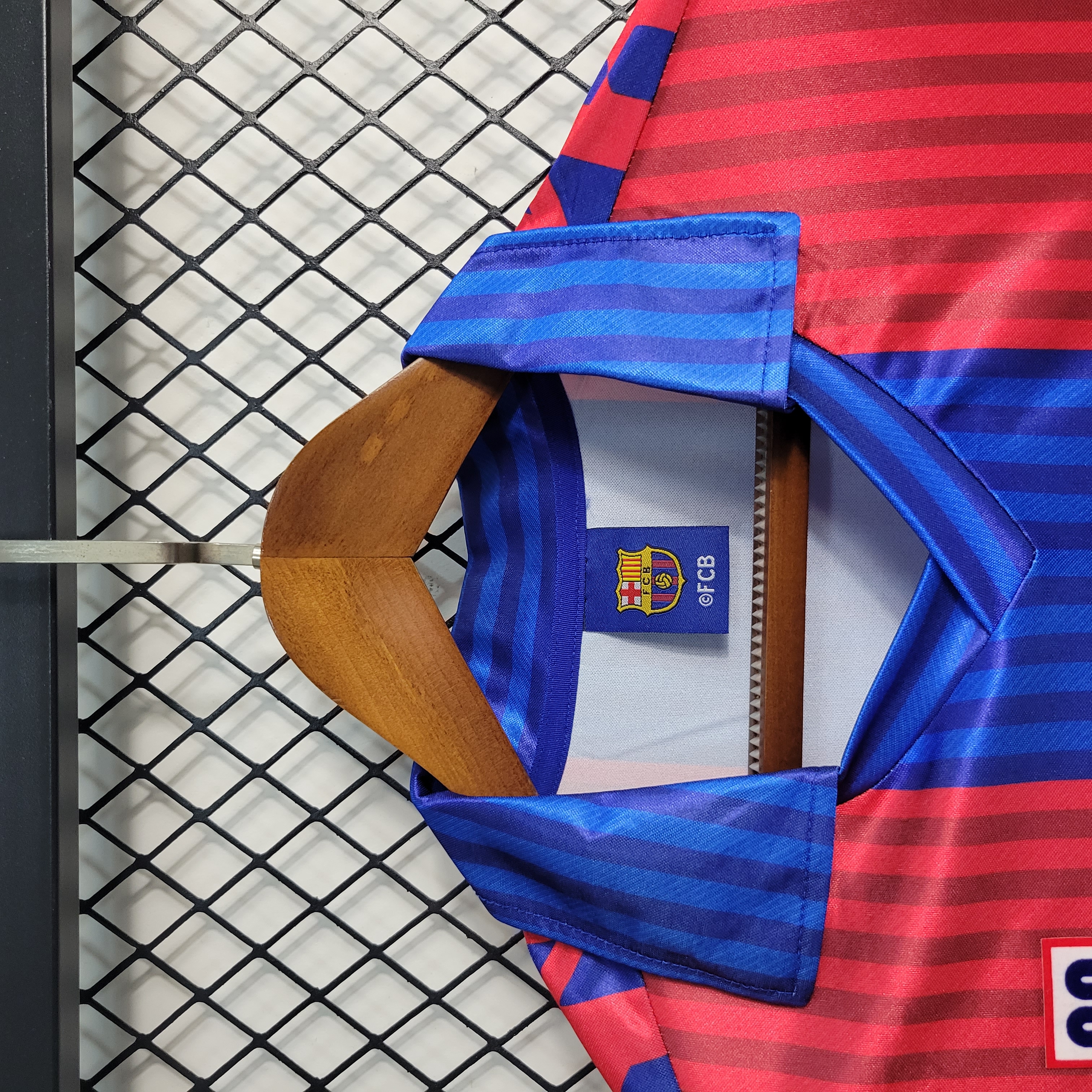 89-92 Barcelona Home Retro Long Sleeve Jersey/89-92 巴萨主场长袖