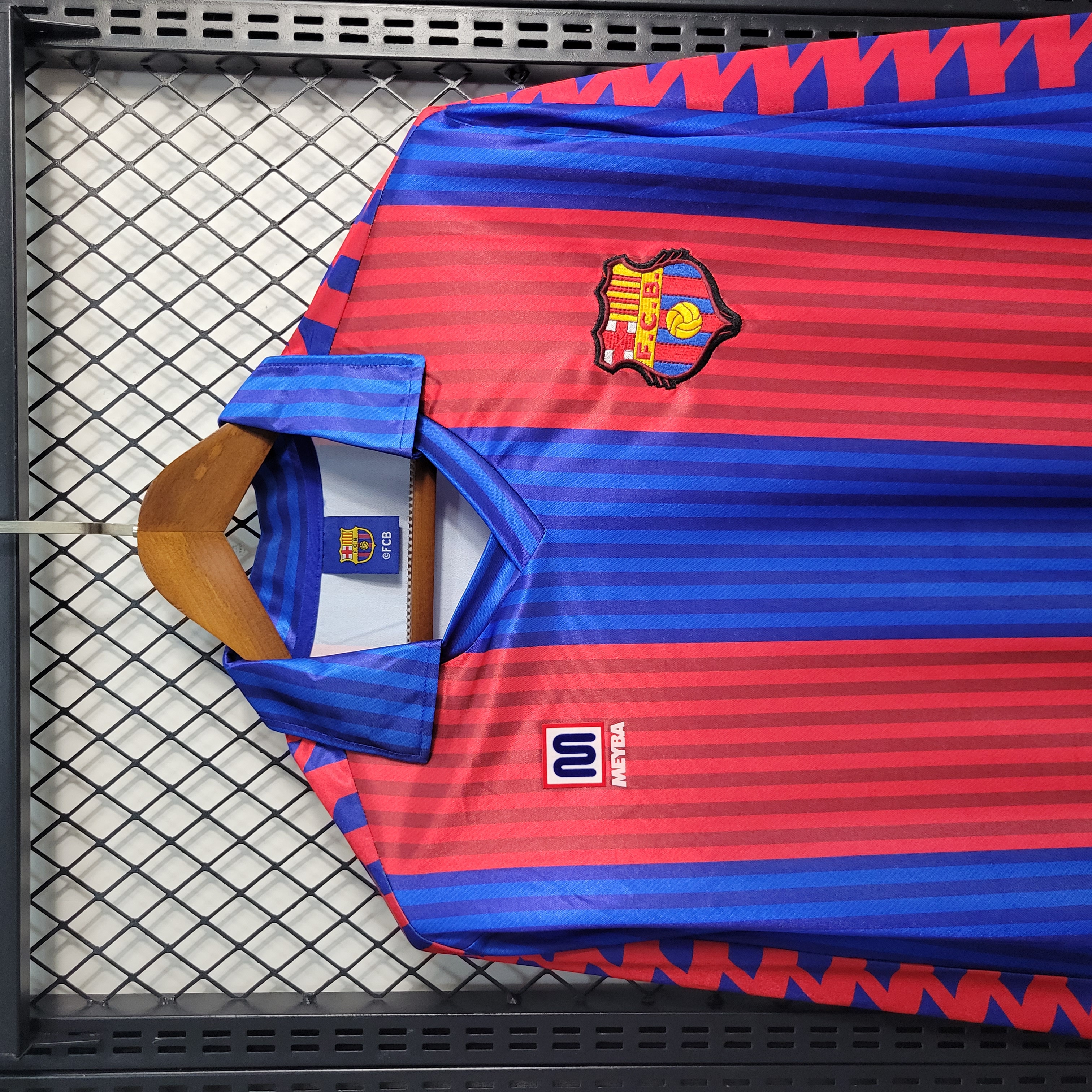 89-92 Barcelona Home Retro Long Sleeve Jersey/89-92 巴萨主场长袖