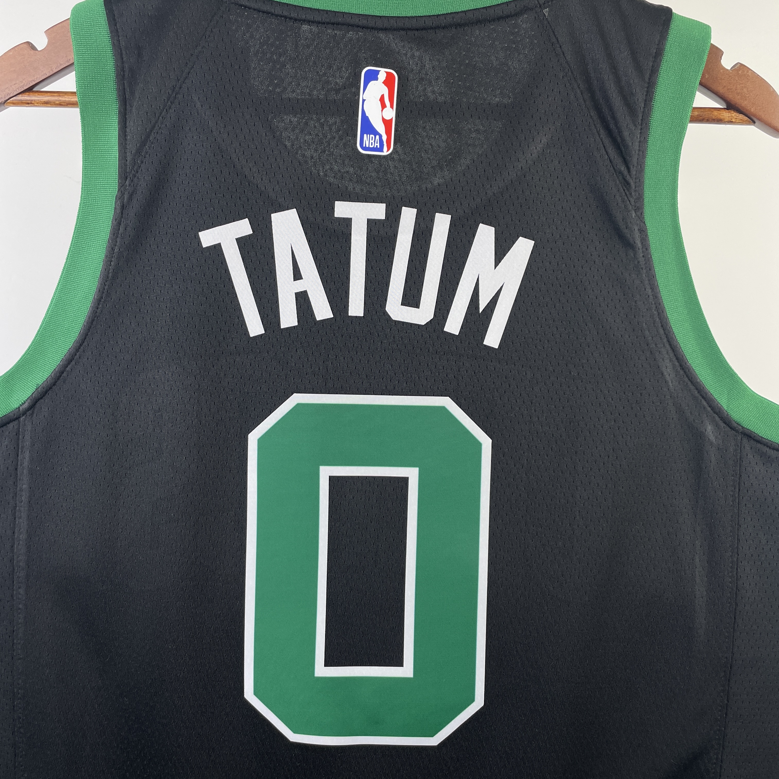 2023 Celtics Black 0#TATUM Hot Pressed Jersey