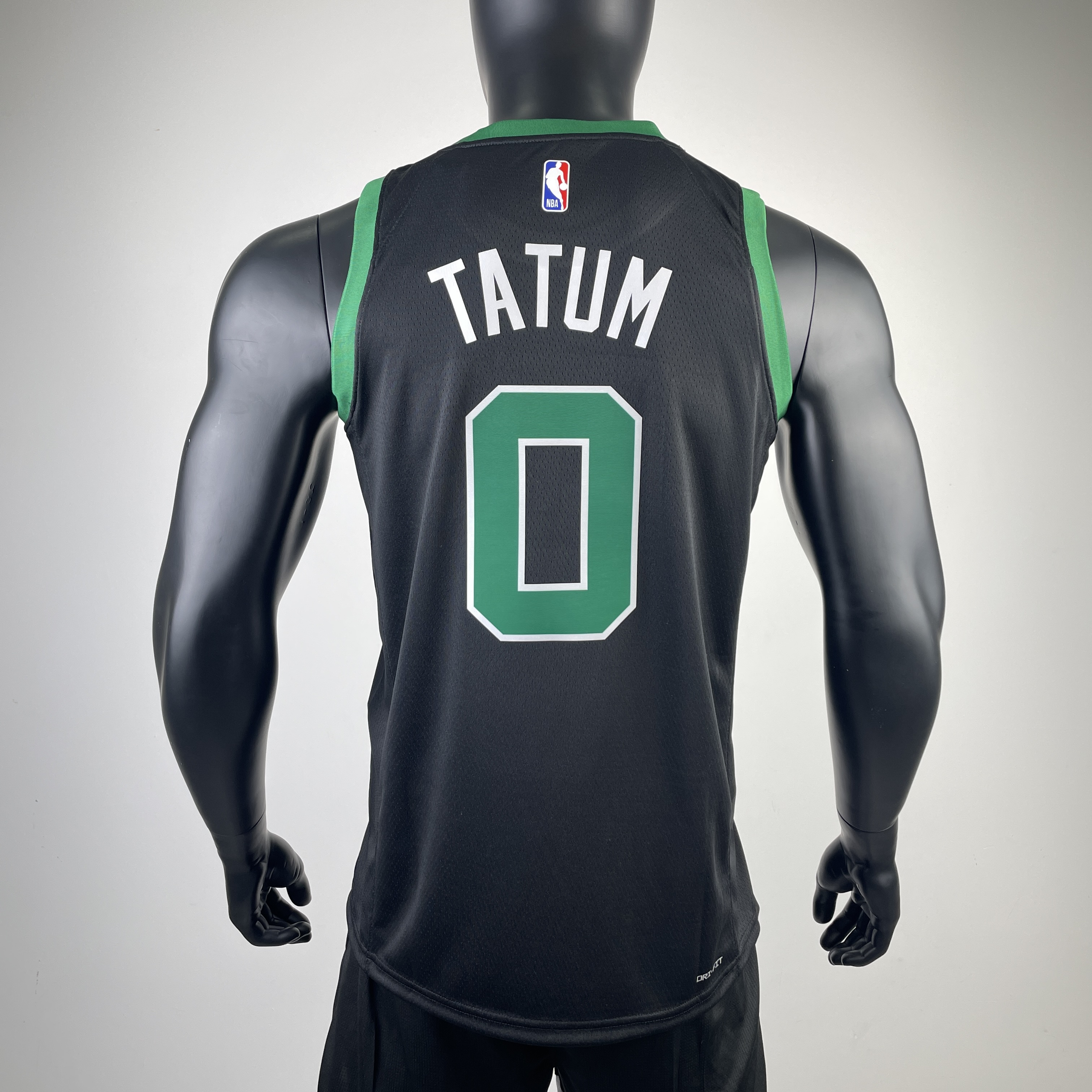 2023 Celtics Black 0#TATUM Hot Pressed Jersey