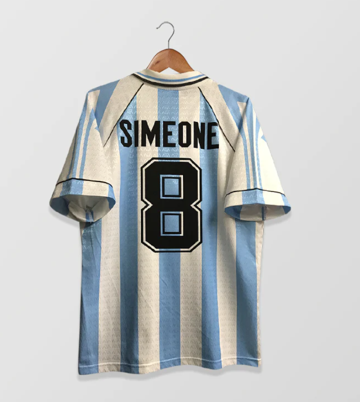 1996 Argentina Home Retro Jersey/1996阿根廷主场