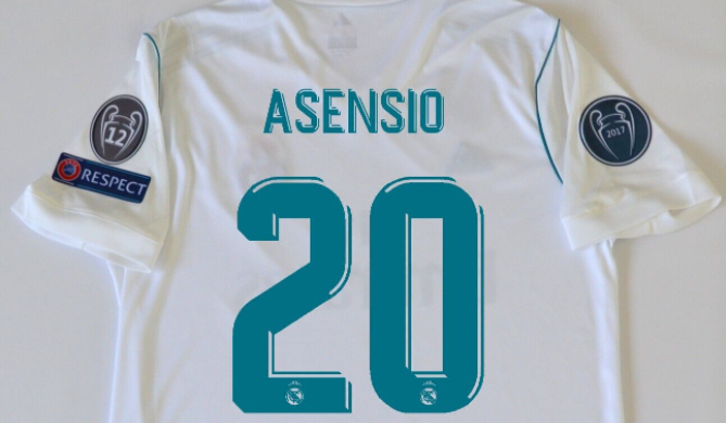 17-18 Real Madrid Home Long Sleeve Retro Jersey/17-18 皇马主场长袖