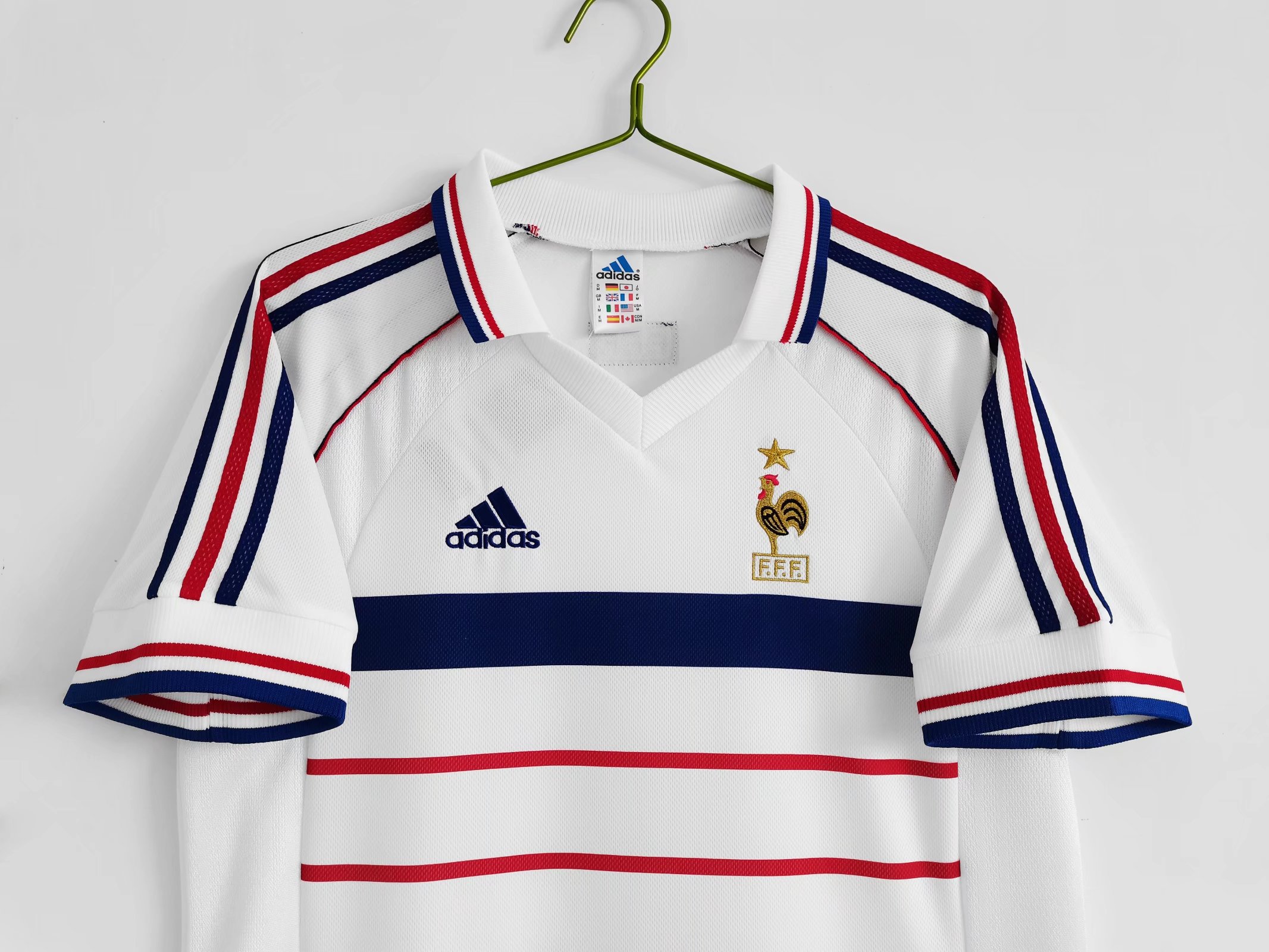 1998 France Away Retro Jersey/1998 法国客场