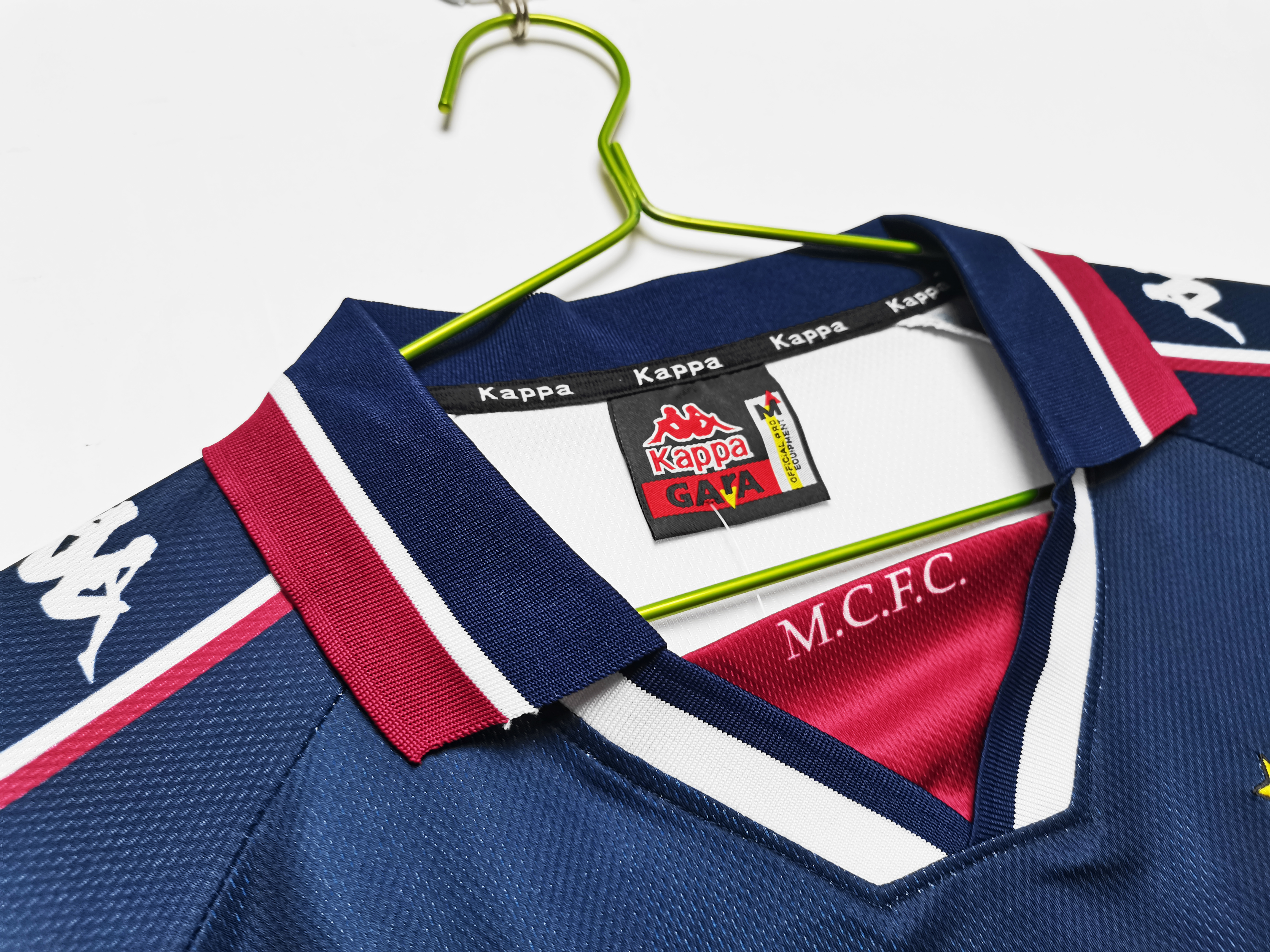 1997-98 Manchester City Away Retro Jersey/97-98 曼城客场