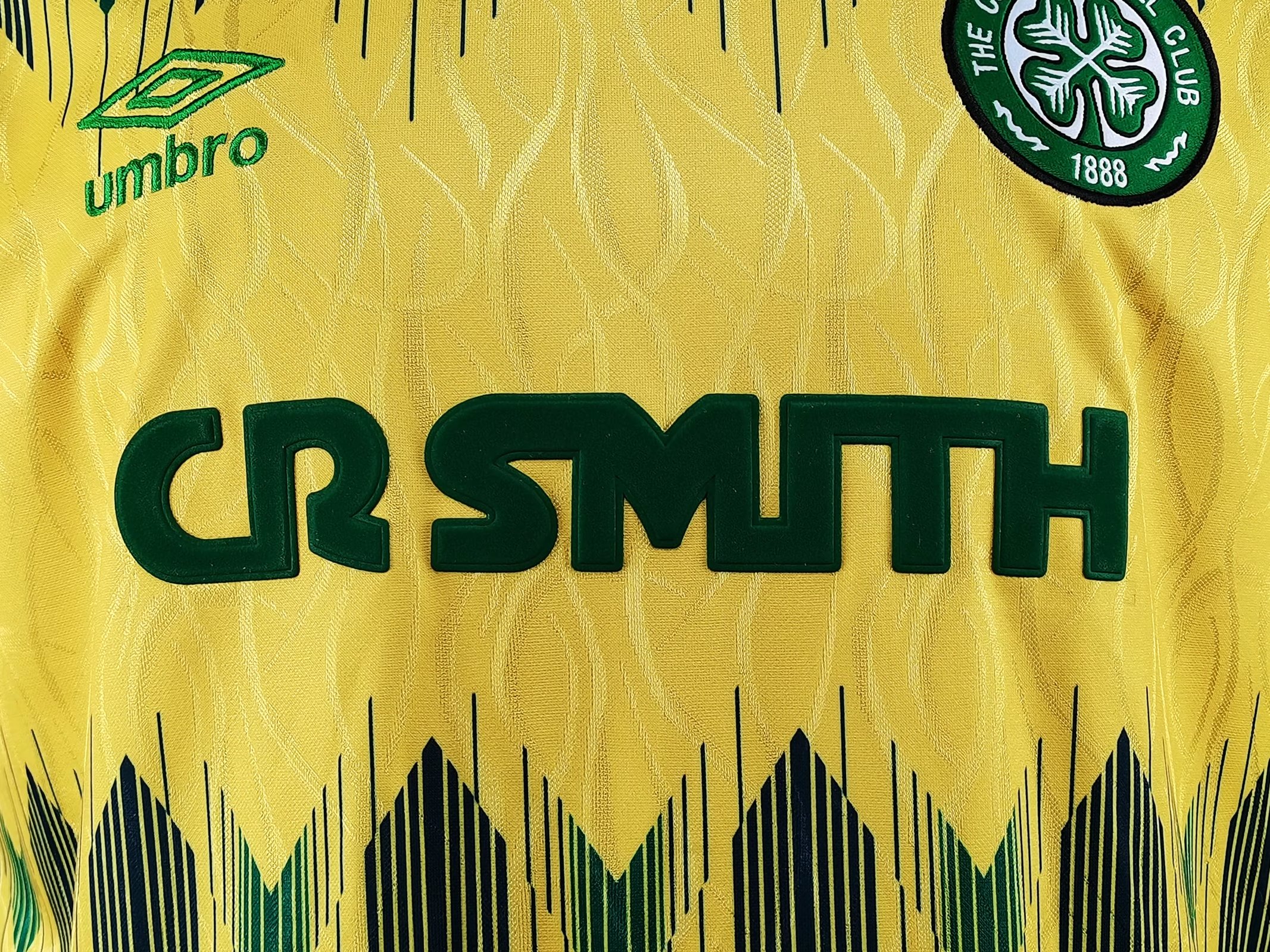 1992-93 Celtic Retro Jersey/92-93 凯尔特人黄色