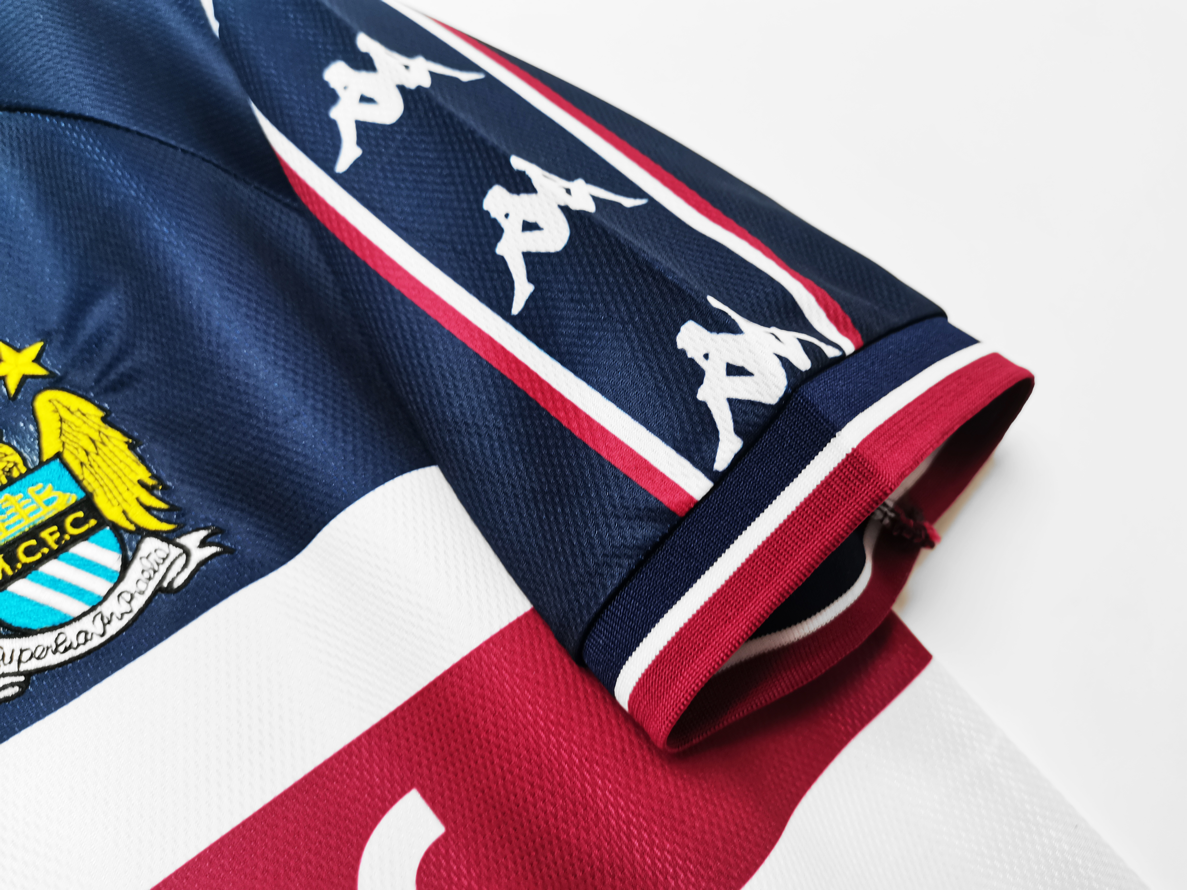 1997-98 Manchester City Away Retro Jersey/97-98 曼城客场