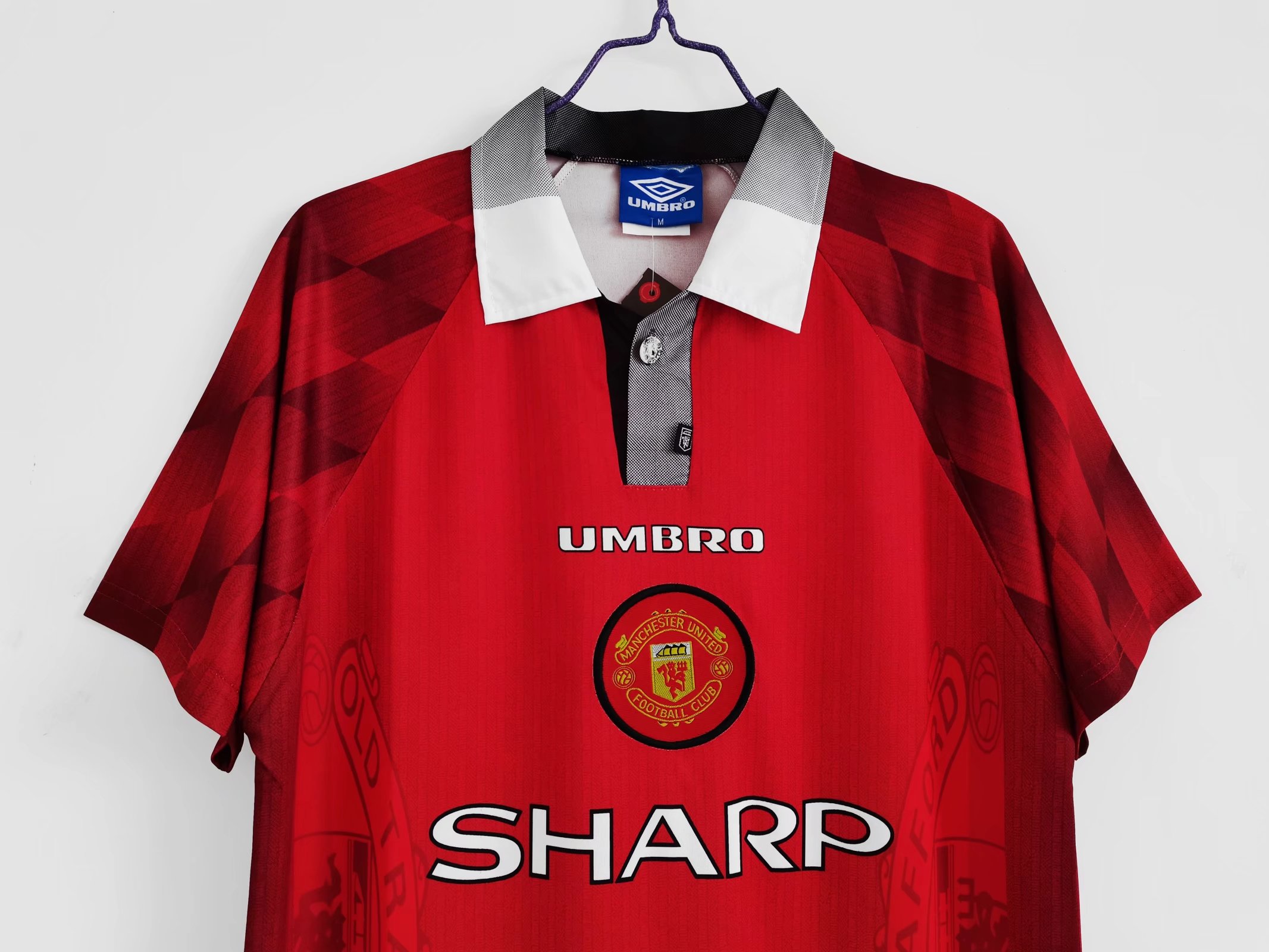 1996-97 Manchester United Home Retro Jersey/96-97 曼联主场