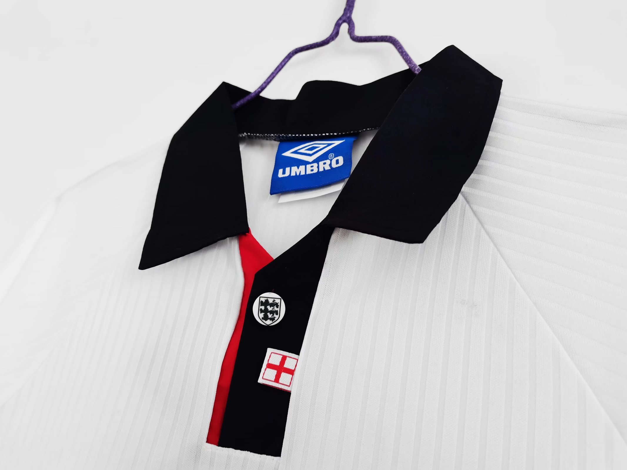 1998 England Home Retro Jersey/1998英格兰主场