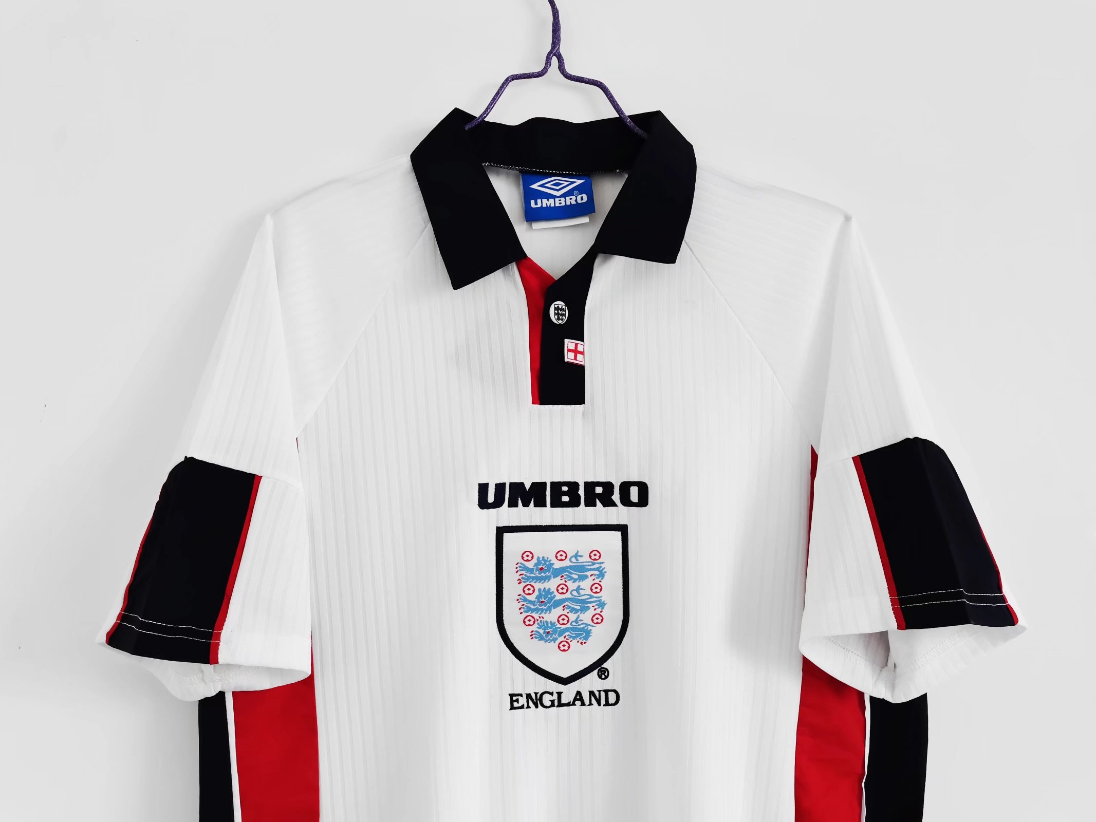 1998 England Home Retro Jersey/1998英格兰主场