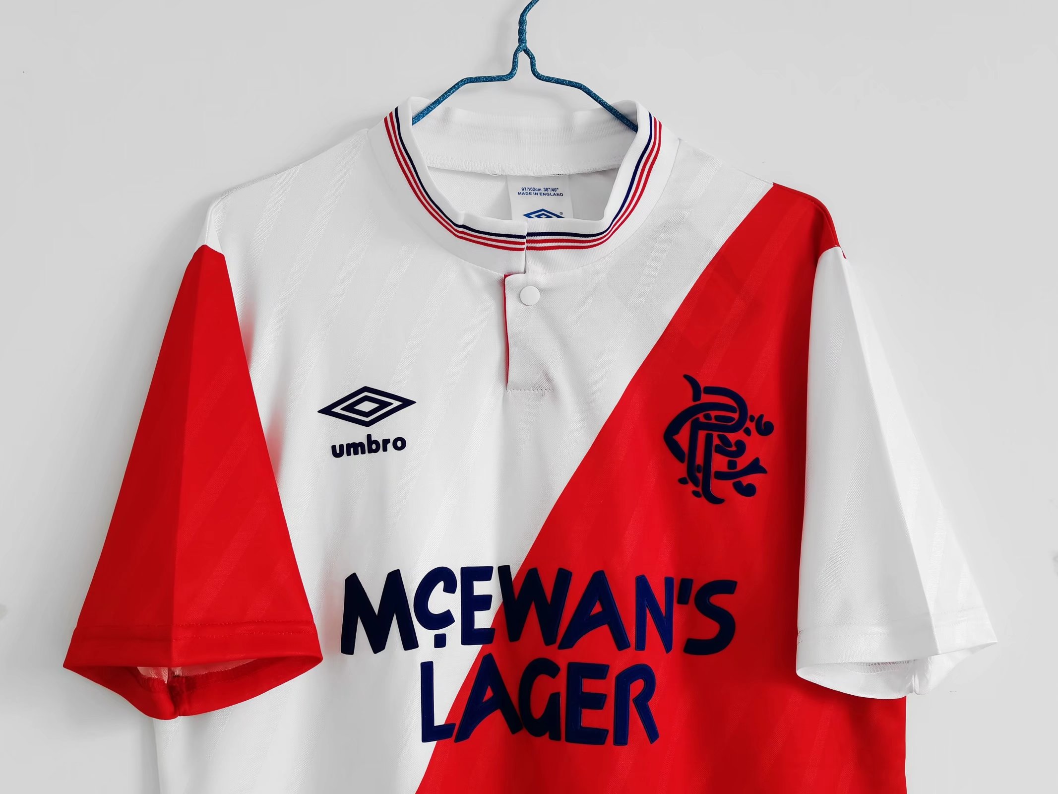 1987-88 Rangers Away Retro Jersey/87-88 流浪者客场