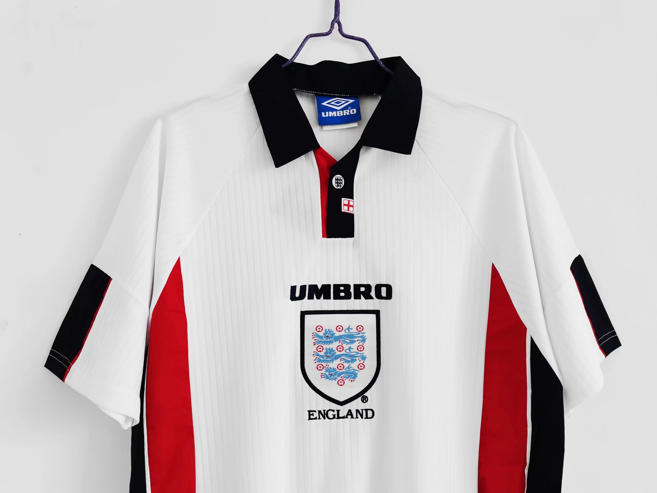 1998 England Home Retro Jersey/1998英格兰主场