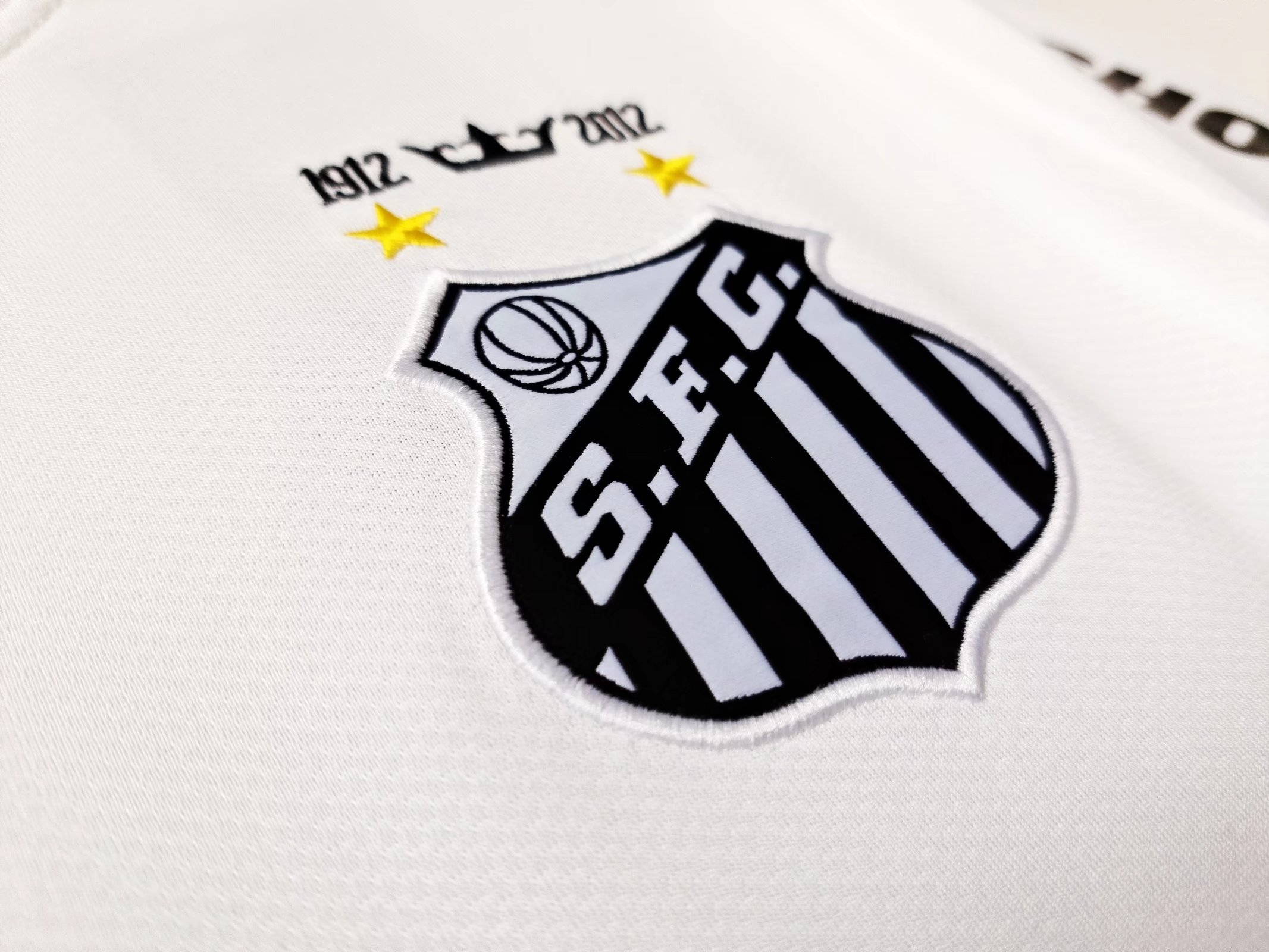 2013 Santos Home Retro Jersey/2013 桑托斯主场(无肩部广告款式)
