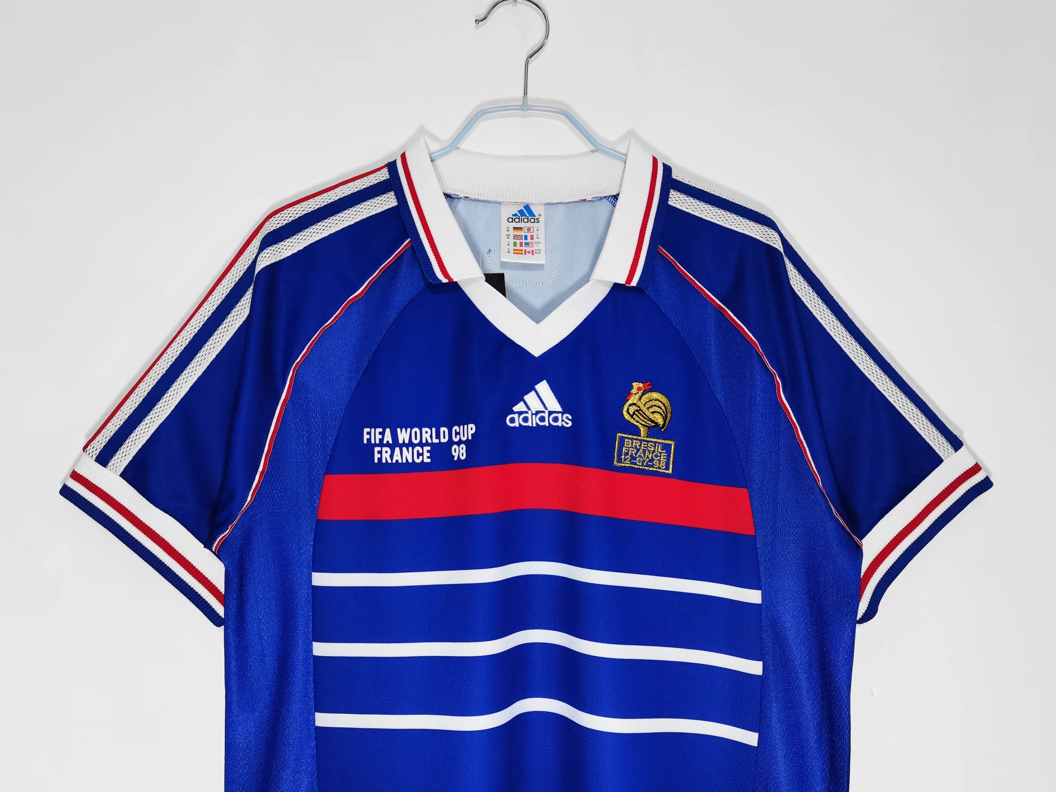 1998 France Home Retro Jersey/1998 法国主场复古