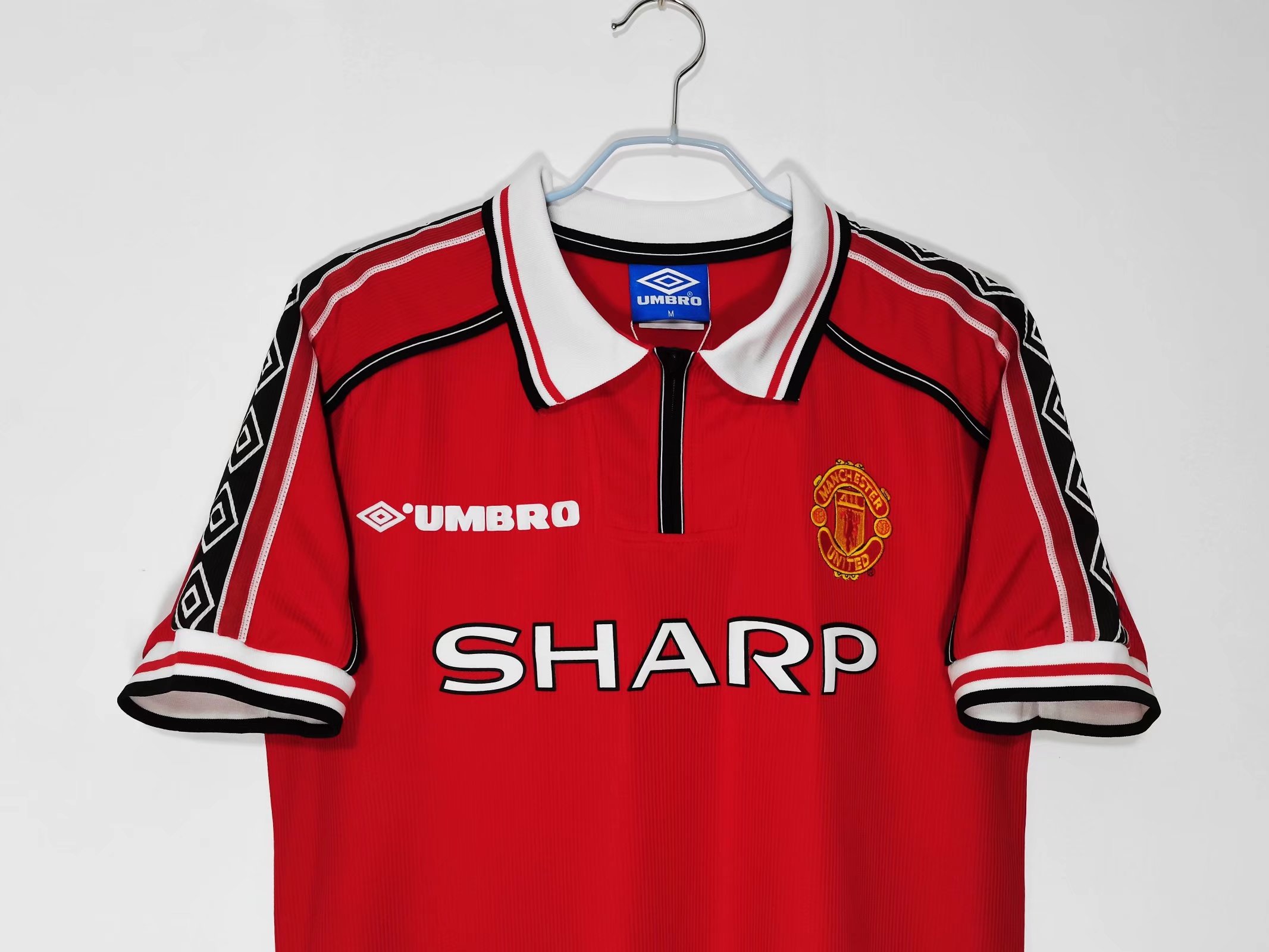 98-99 Manchester United Home Retro Jersey/98-99曼联主场