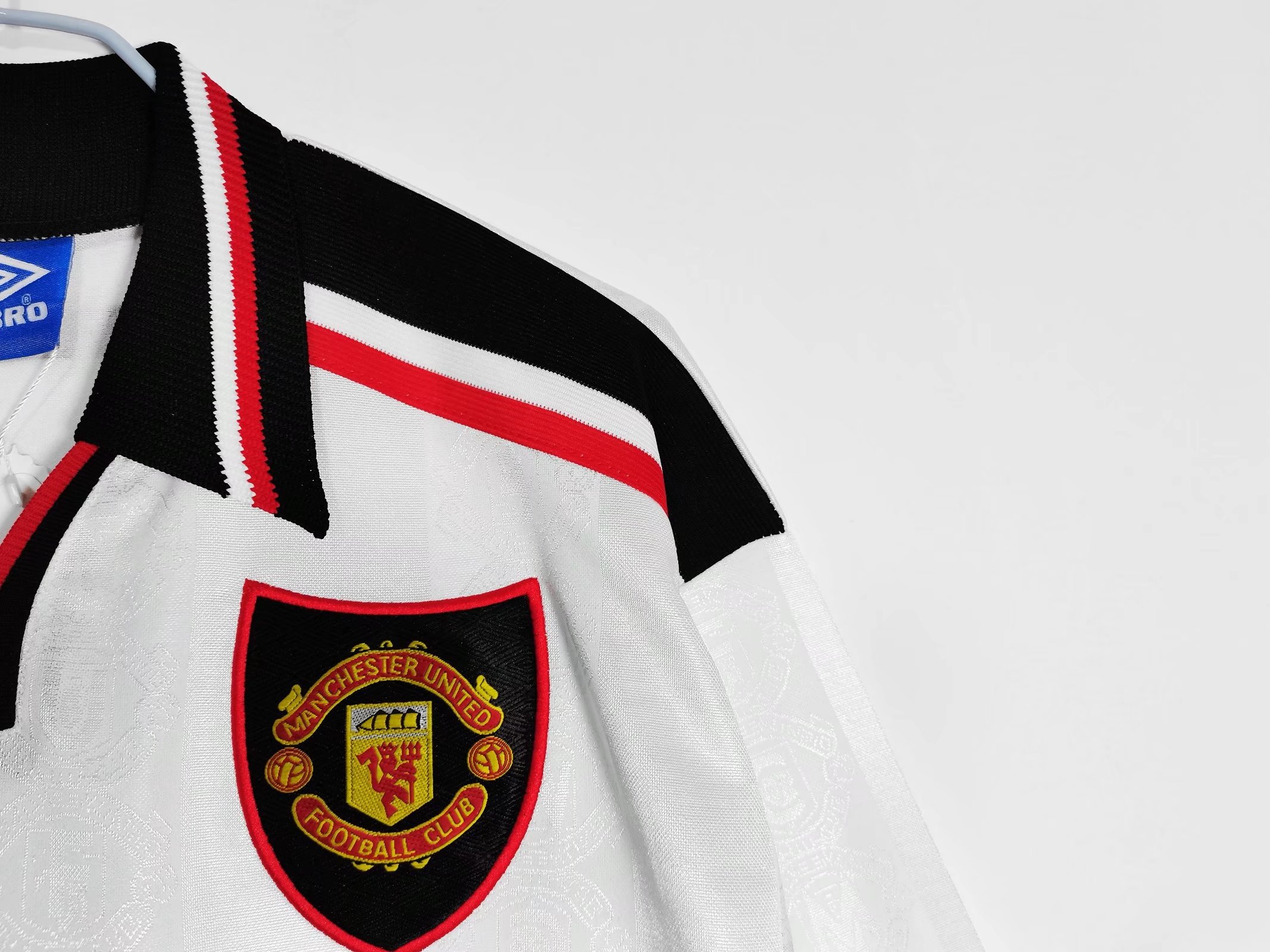 1998-99 Manchester United Away Long Sleeve Retro Jersey/98-99 曼联客场长袖