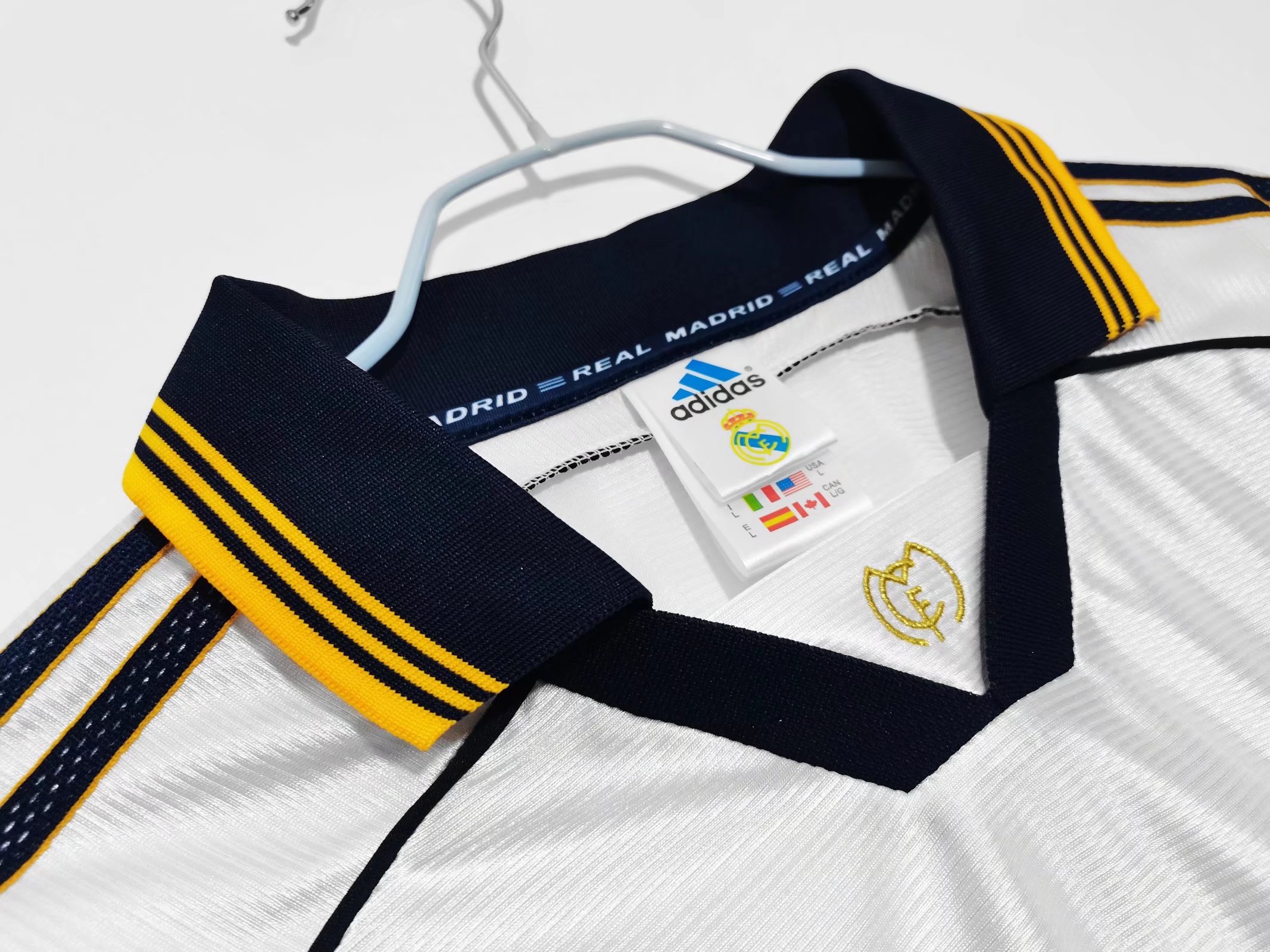1998-00 Real Madrid Home Retro Jersey/98-00 皇马主场