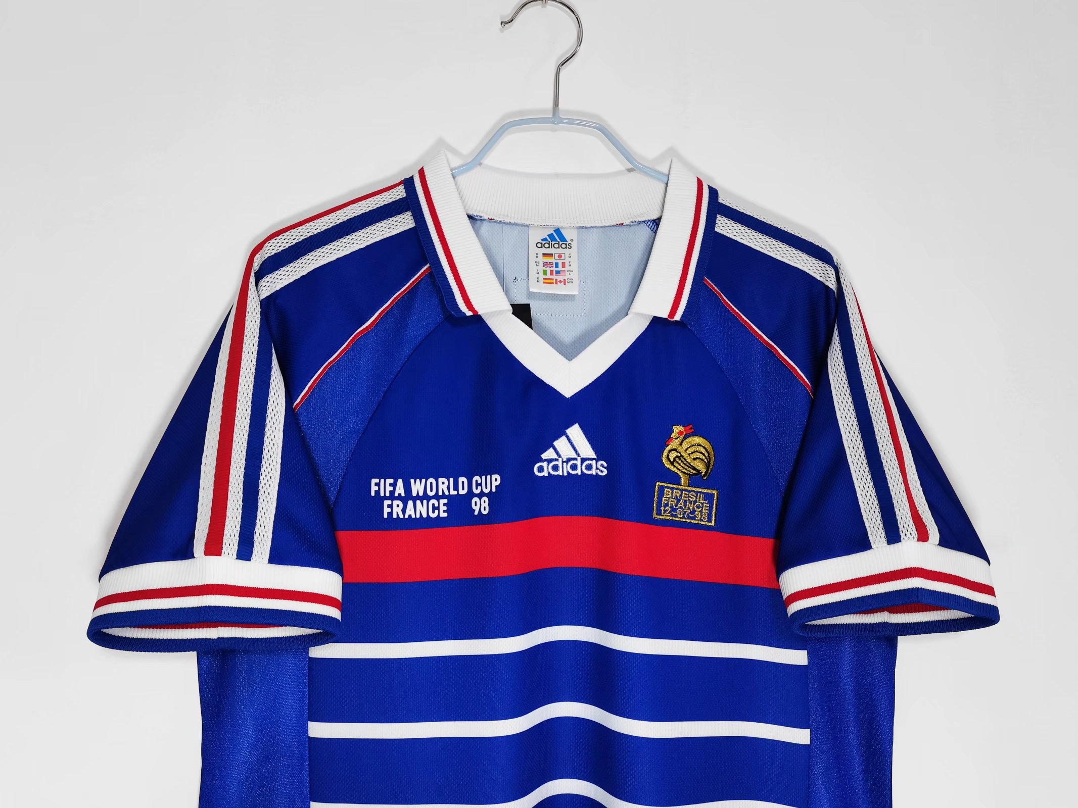 1998 France Home Retro Jersey/1998 法国主场复古