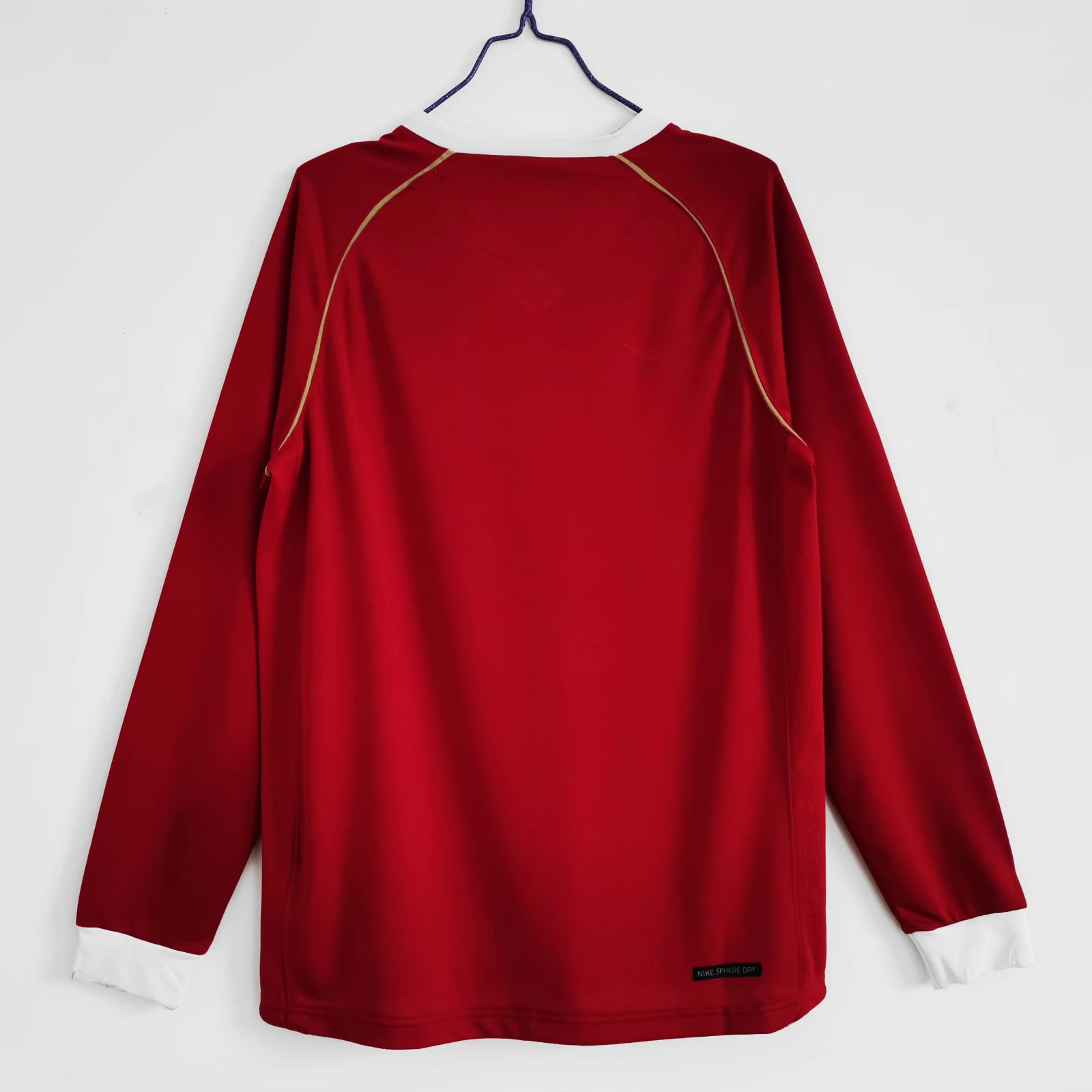 2006-07 Manchester United Home Long Sleeve Retro Jersey/06-07 曼联主场长袖