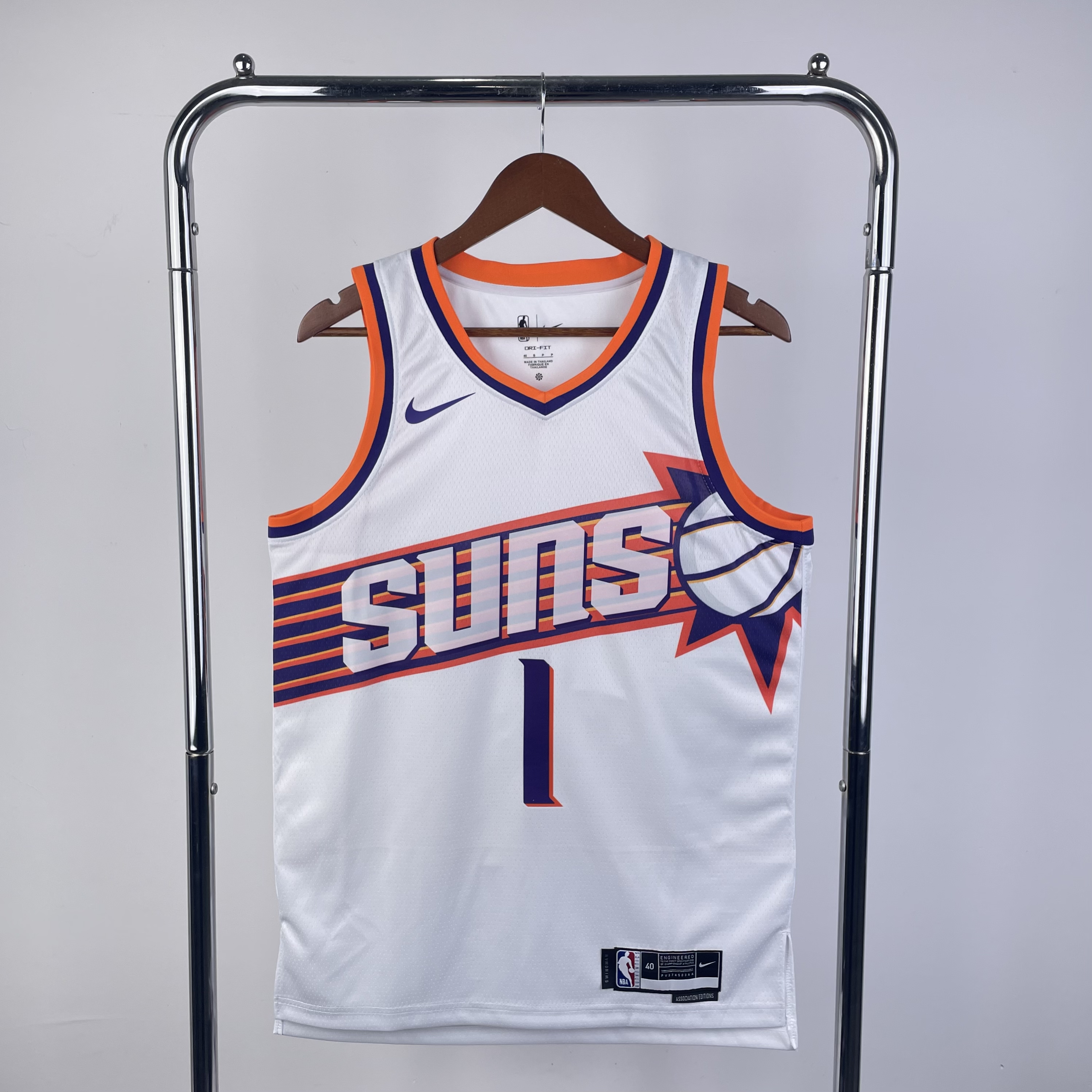 2024 Phoenix Suns Home NBA Jersey/24赛季太阳队主场白色