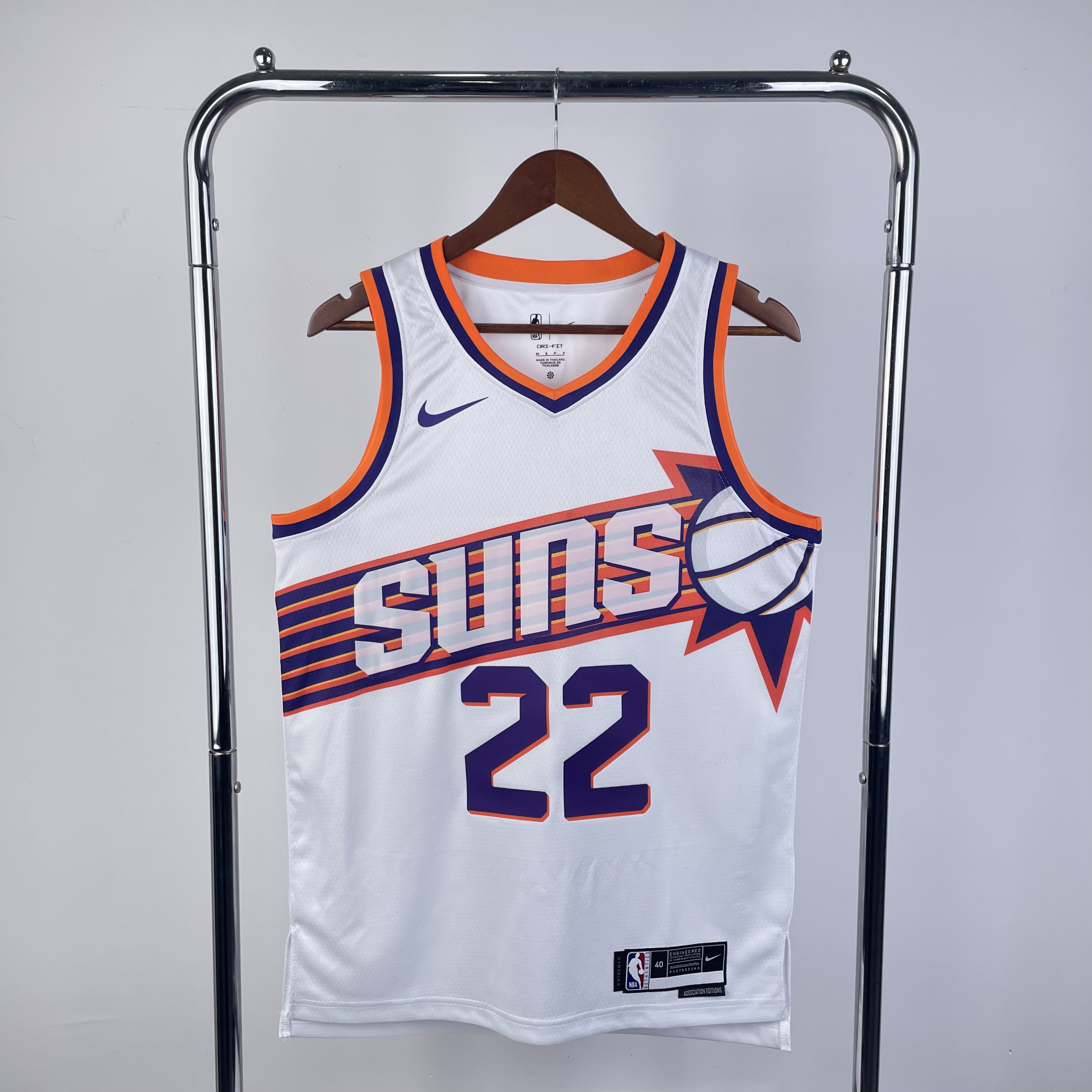 2024 Phoenix Suns Home NBA Jersey/24赛季太阳队主场白色