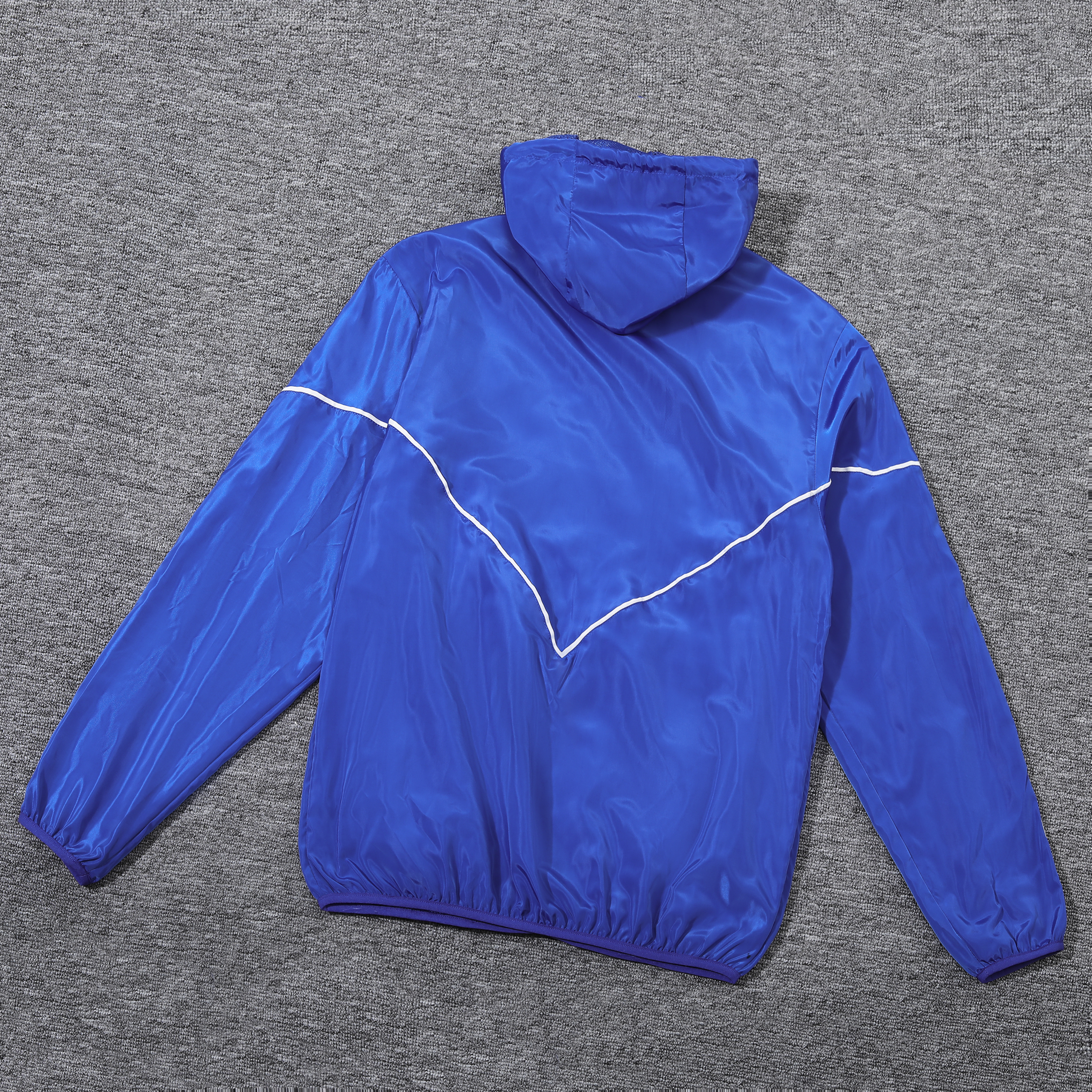 2023 Olympique Lyonnais Player Hooded Windbreaker S-XXL/2023里昂蓝色球员版防风衣