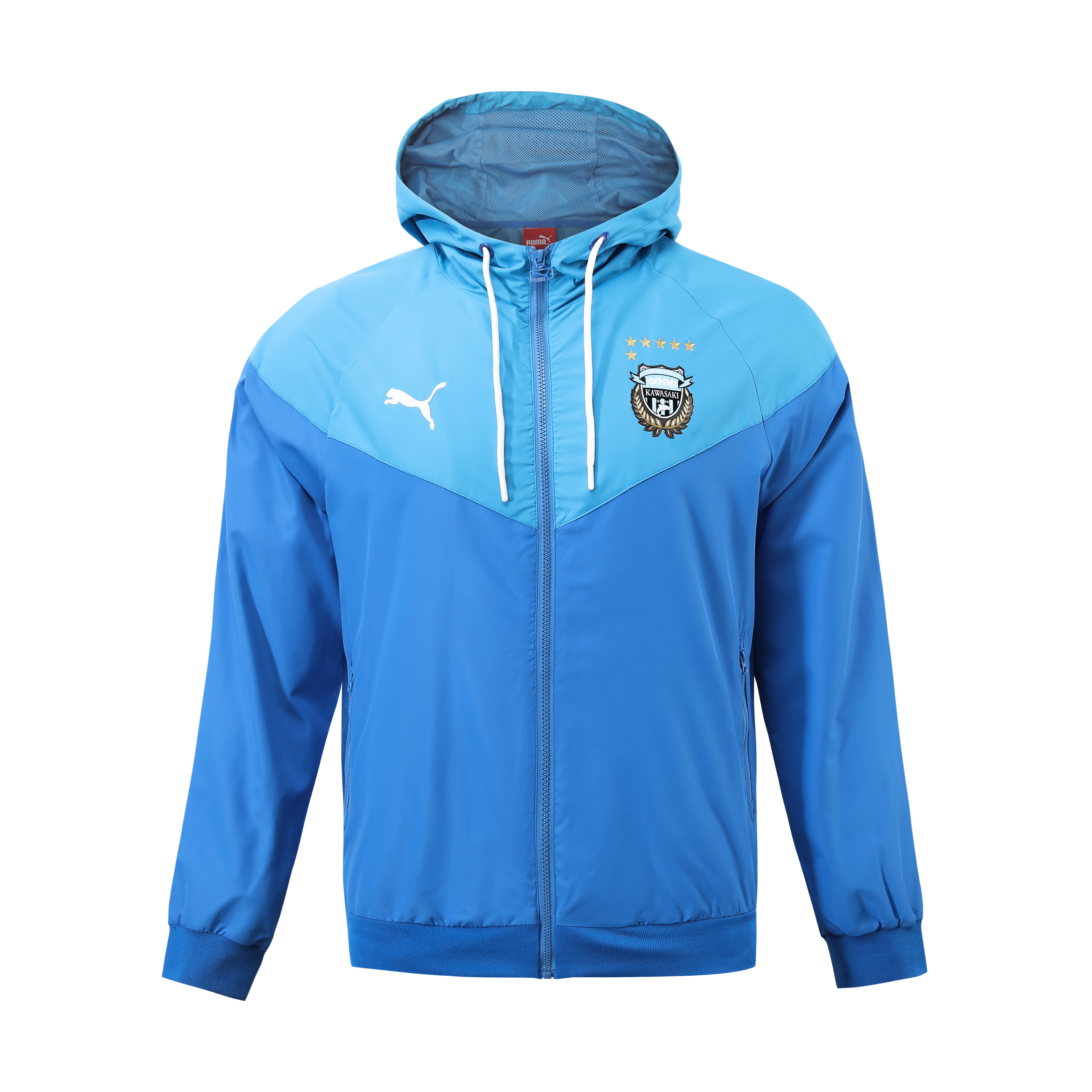 2023 Kawasaki Frontale Player Hooded Windbreaker S-XXL/2023川崎前锋球员版防风衣