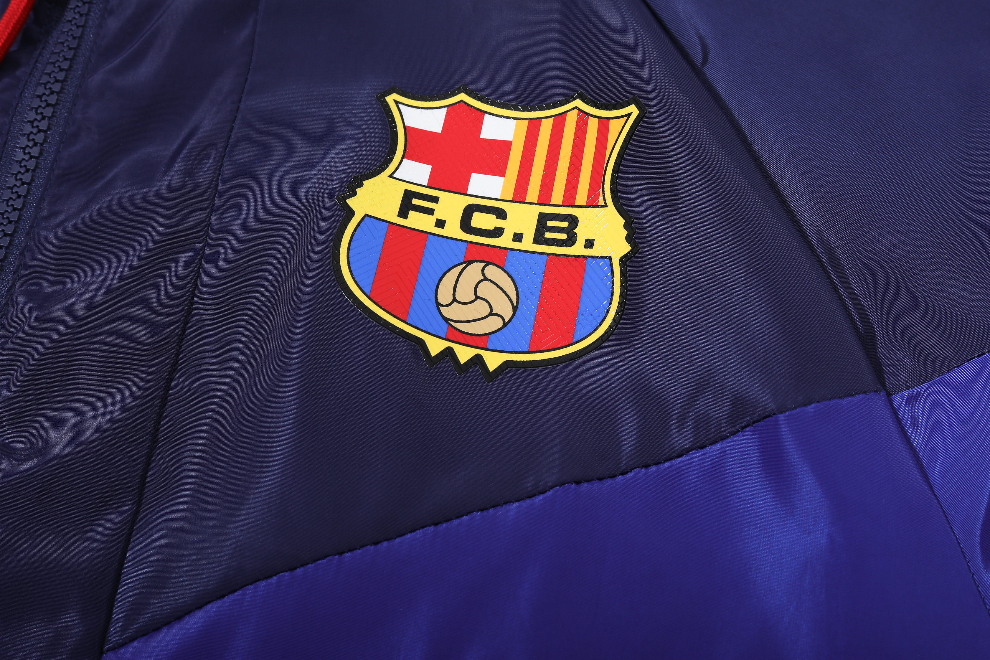 2023 Barcelona Player Hooded Windbreaker S-XXL/2023巴萨宝蓝球员版防风衣