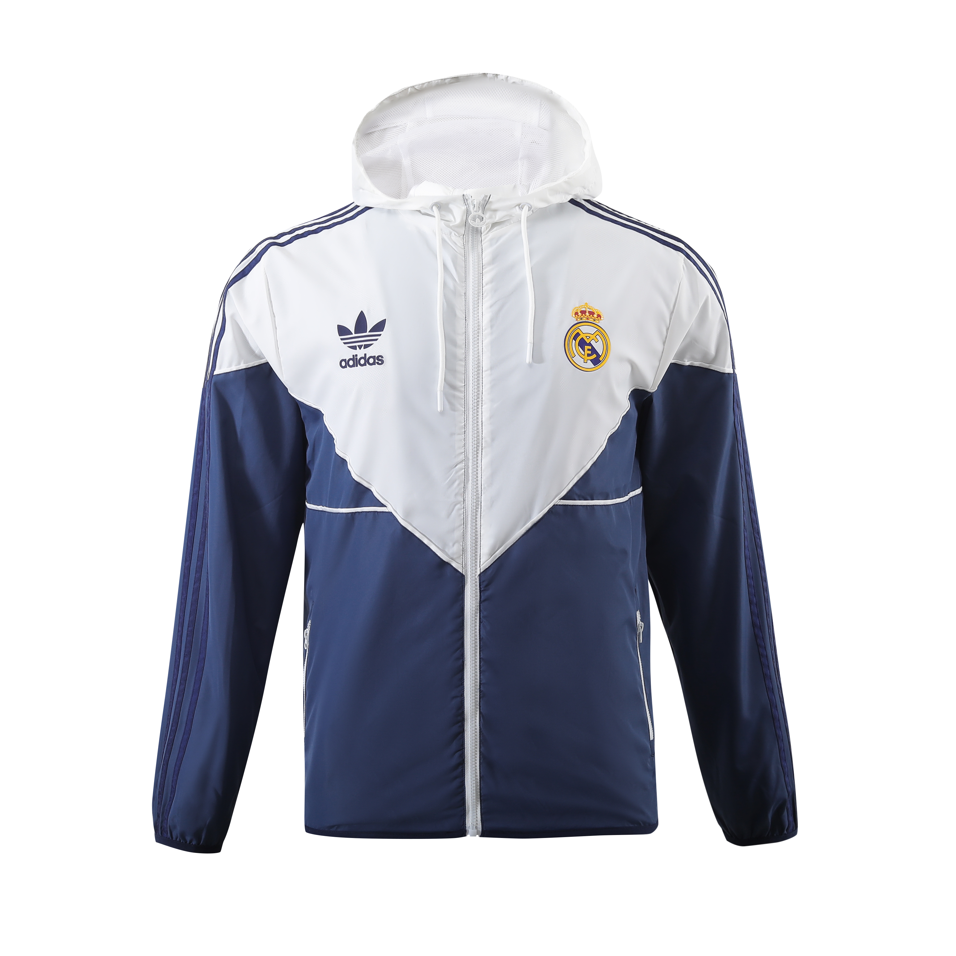 2023 Real Madrid Player Hooded Windbreaker S-XXL/2023皇马白色球员版防风衣