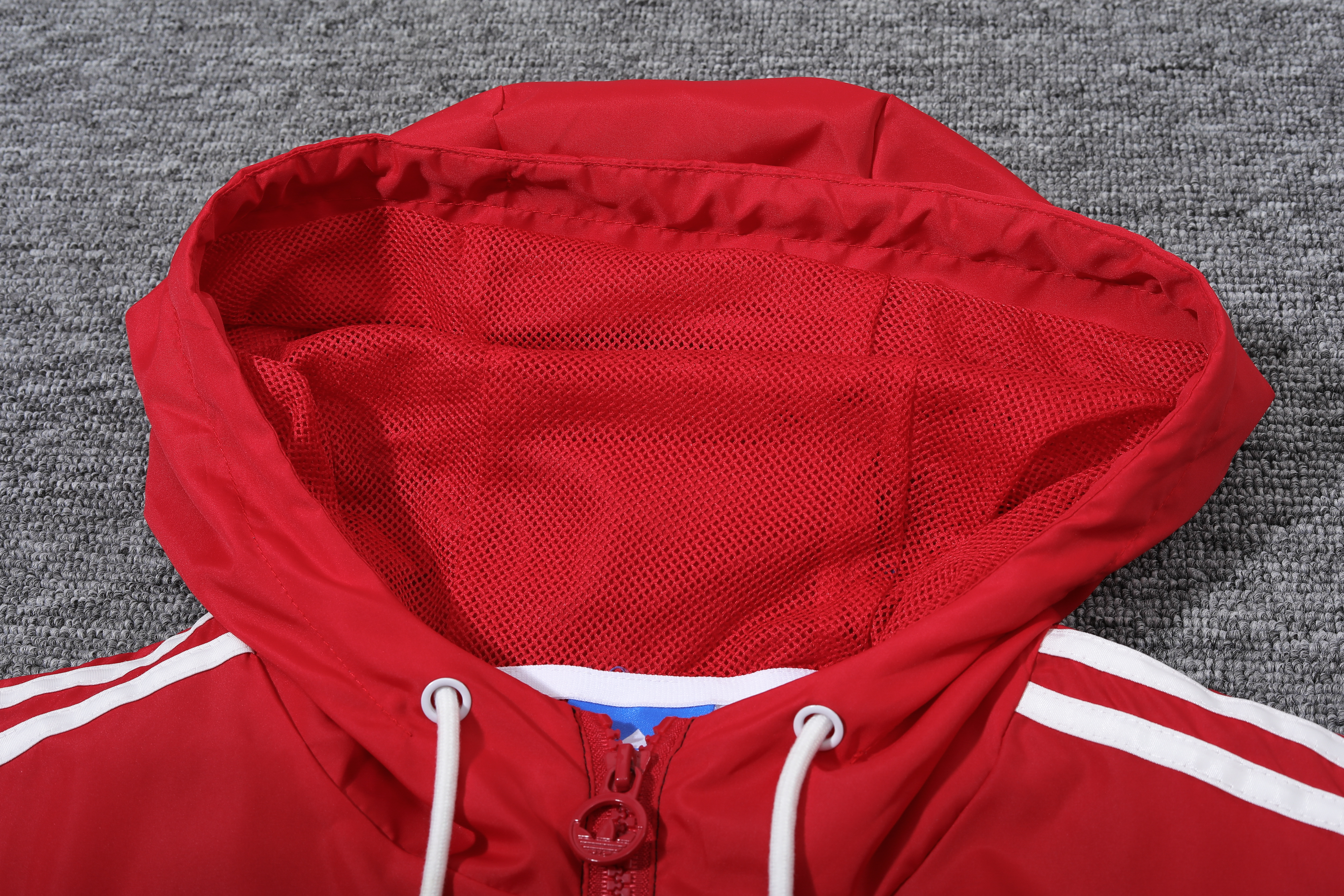2023 Manchester United Player Hooded Windbreaker S-XXL/2023曼联红黑色球员版防风衣