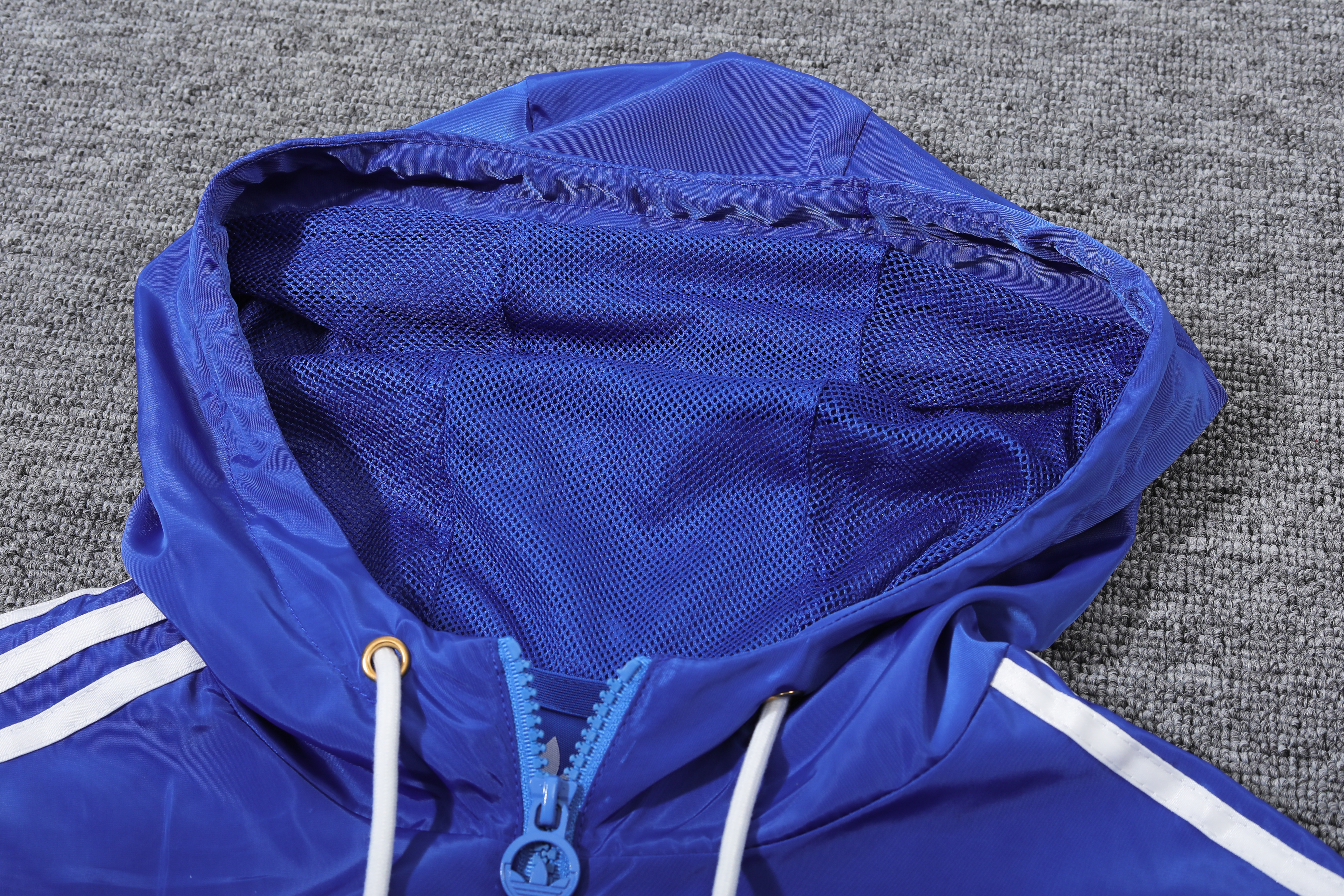 2023 Olympique Lyonnais Player Hooded Windbreaker S-XXL/2023里昂蓝色球员版防风衣