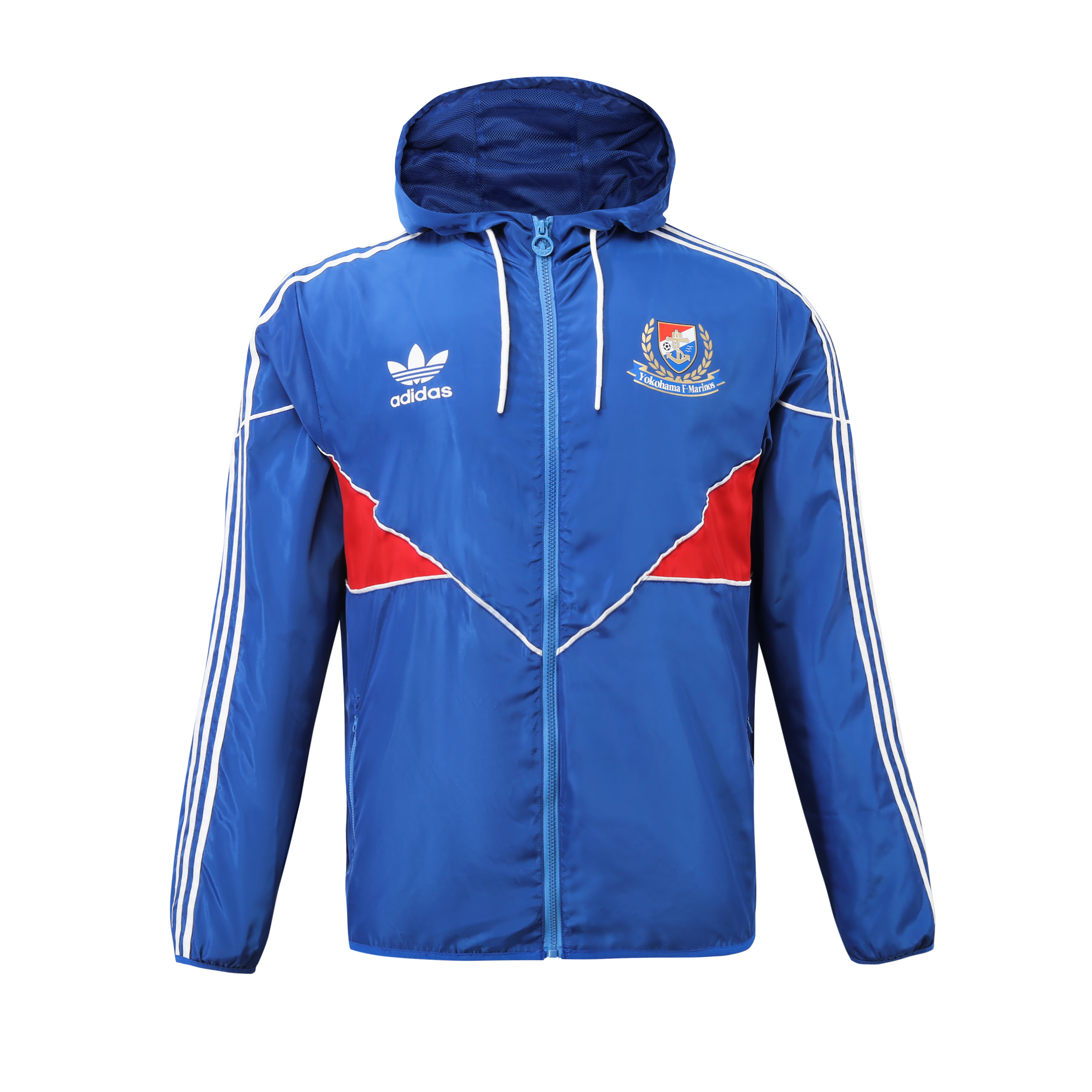 2023 Yokohama F. Marinos Player Hooded Windbreaker S-XXL/2023横滨水手球员版防风衣