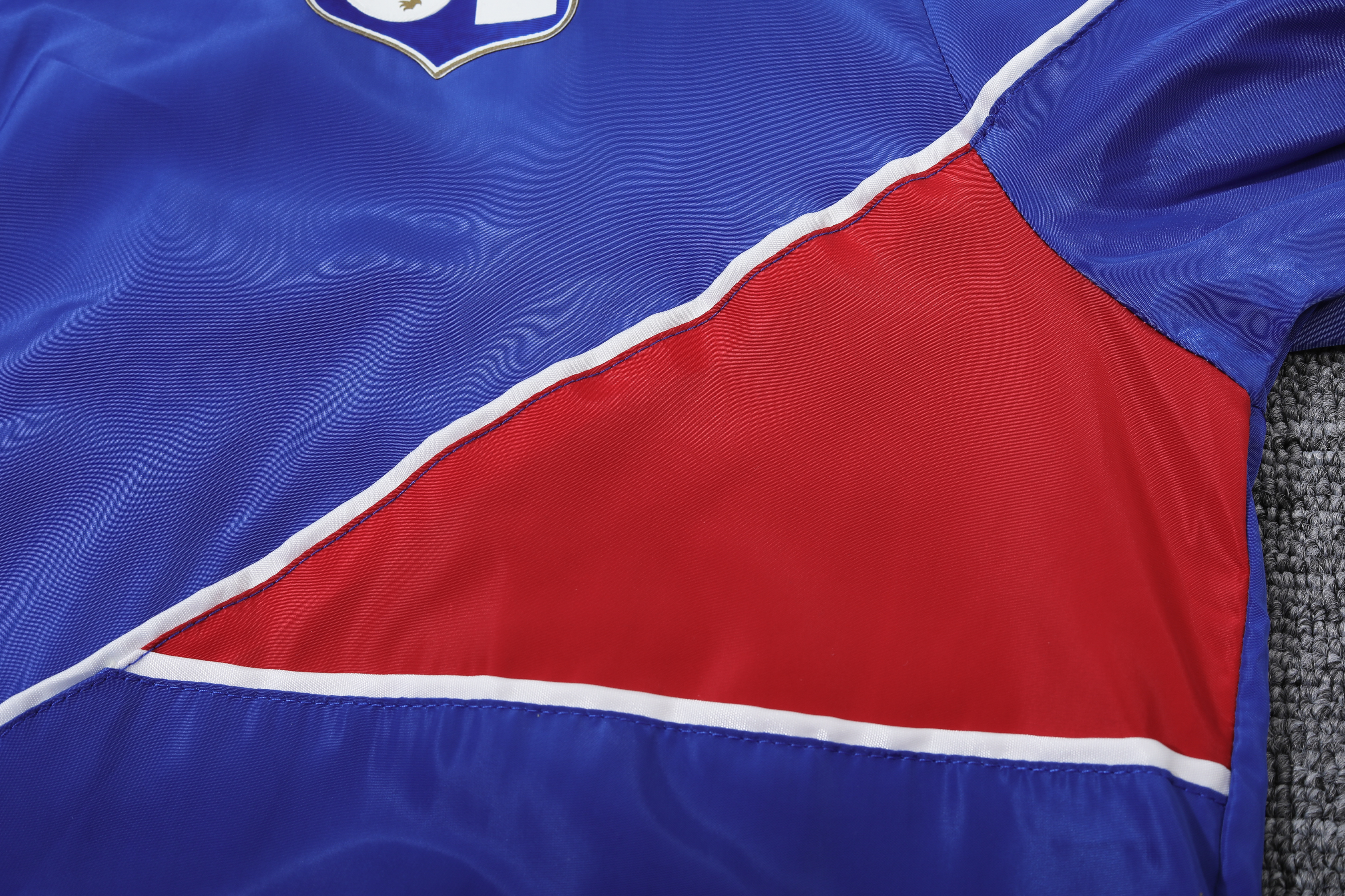 2023 Olympique Lyonnais Player Hooded Windbreaker S-XXL/2023里昂蓝色球员版防风衣