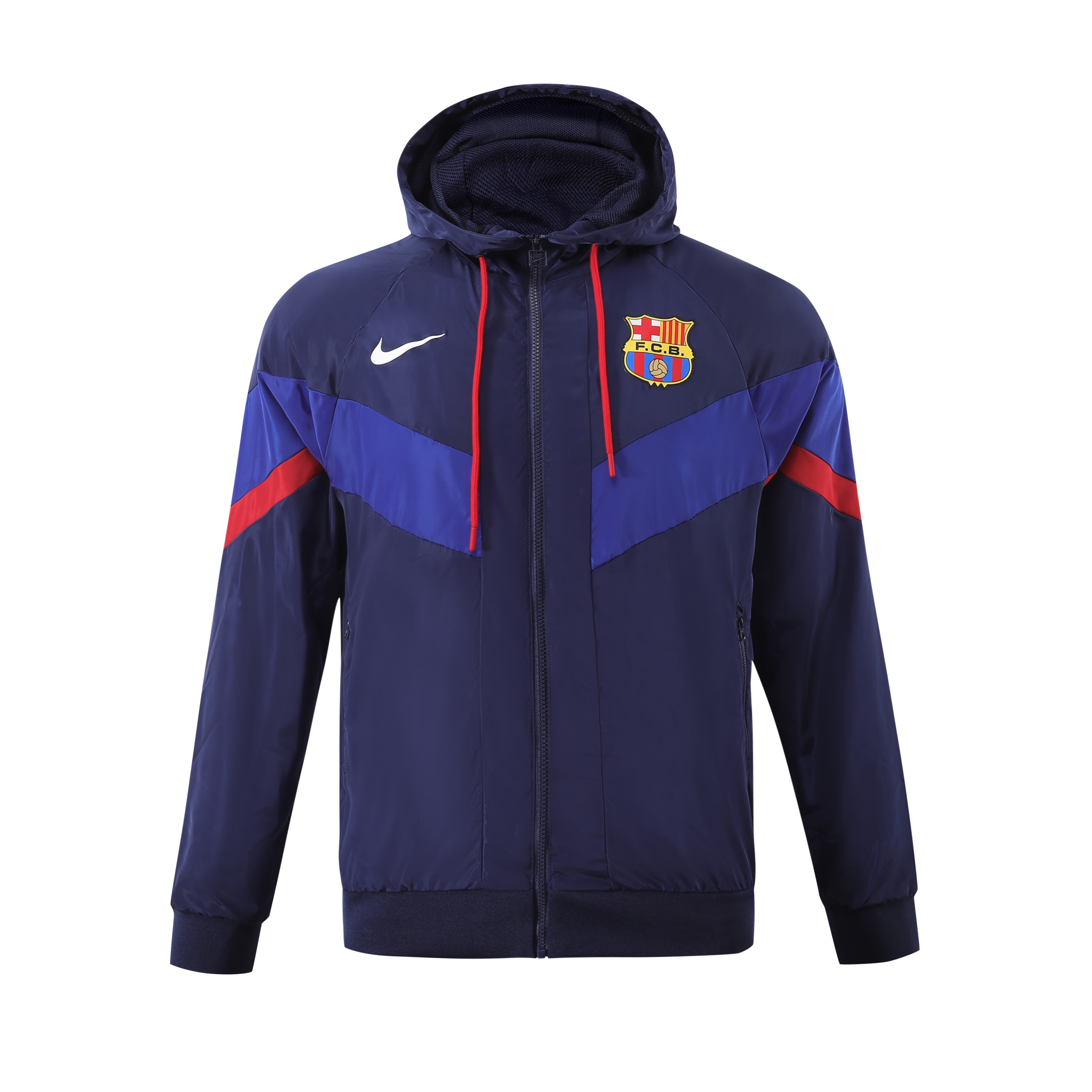 2023 Barcelona Player Hooded Windbreaker S-XXL/2023巴萨宝蓝球员版防风衣